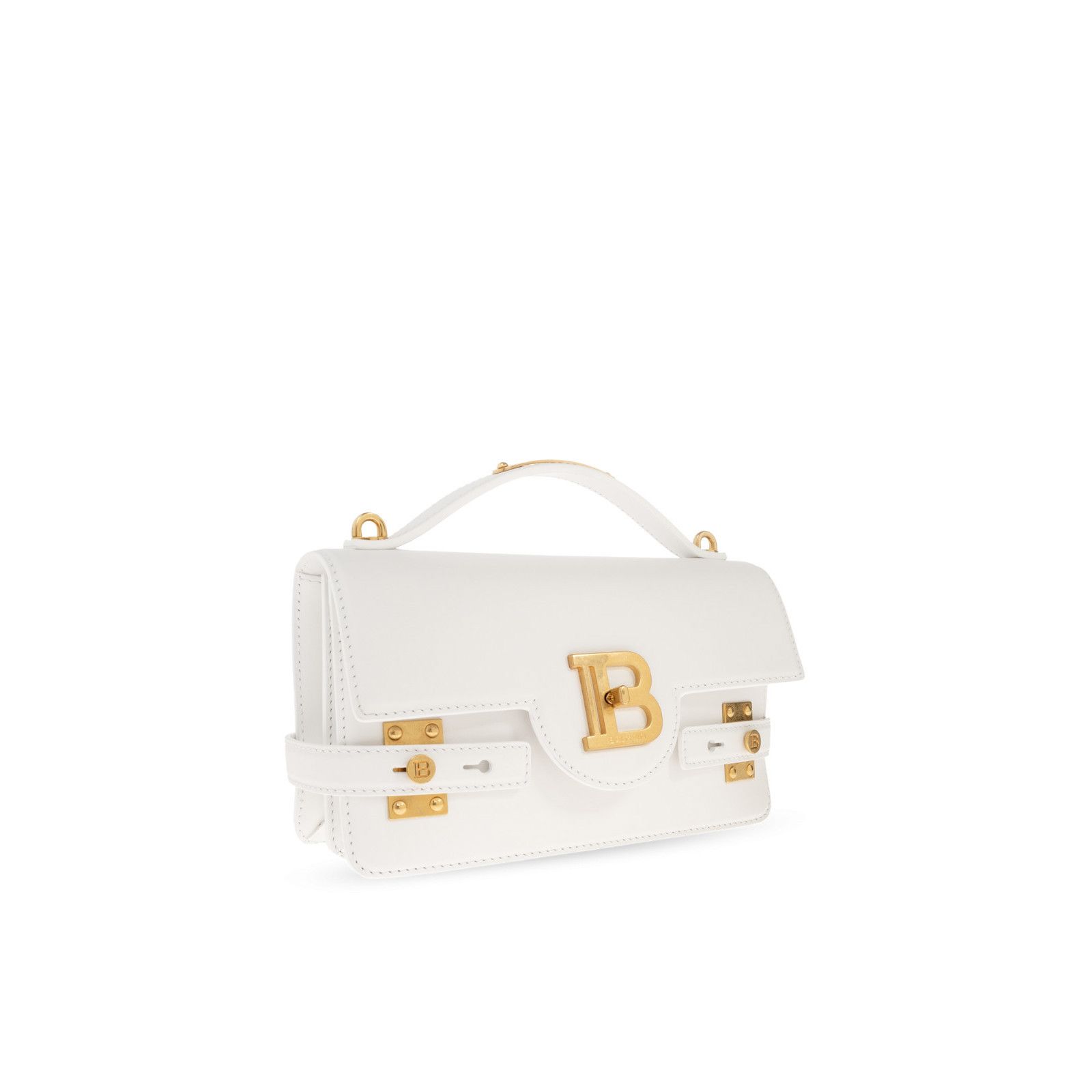 Balmain BALMAIN B-Buzz 24 White Shoulder Bag New & Authentic Size ONE SIZE - 3 Thumbnail