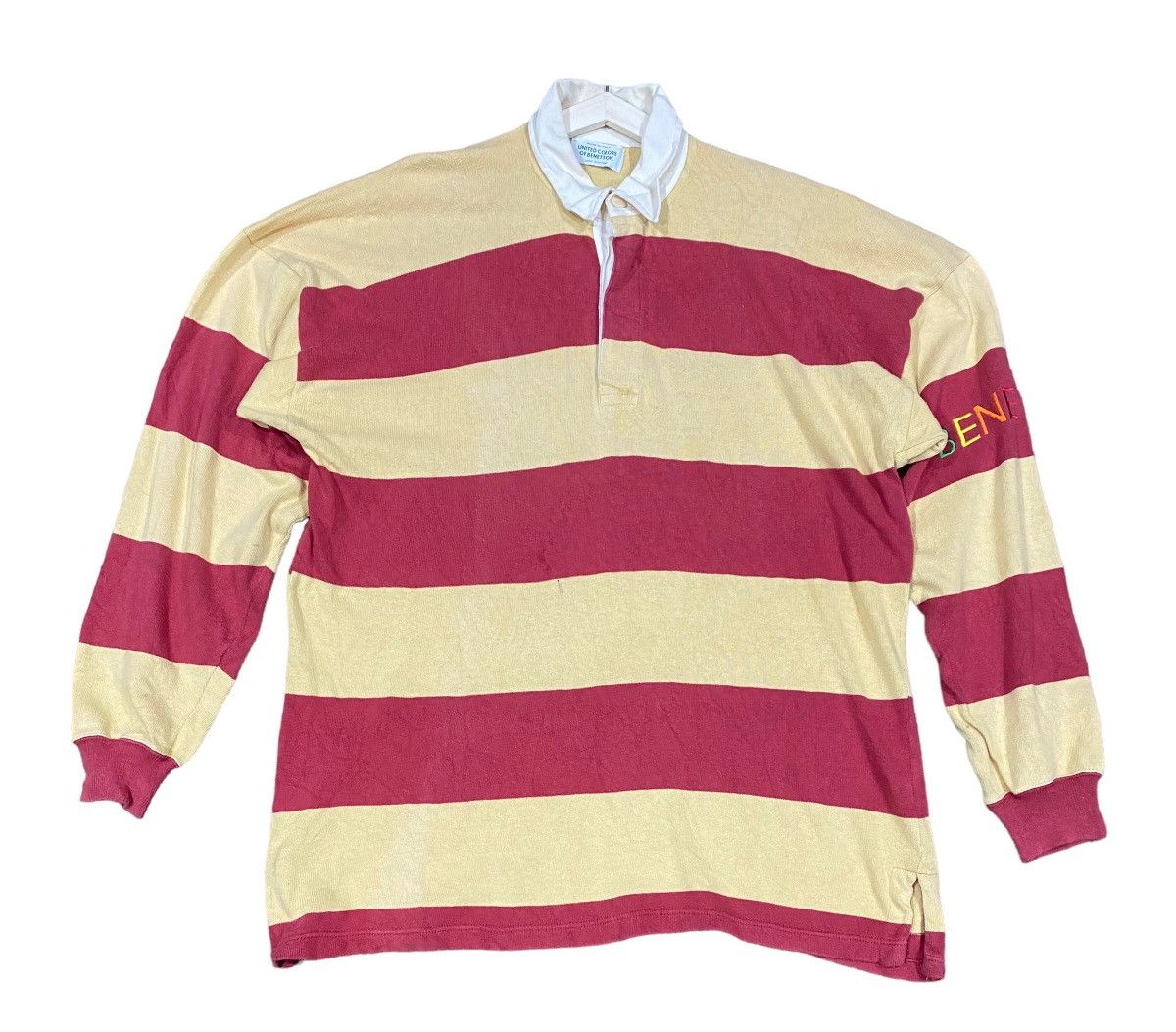 United Colors Of Benetton Vtg United Colors Of Benetton L/S Size US M / EU 48-50 / 2 - 1 Thumbnail