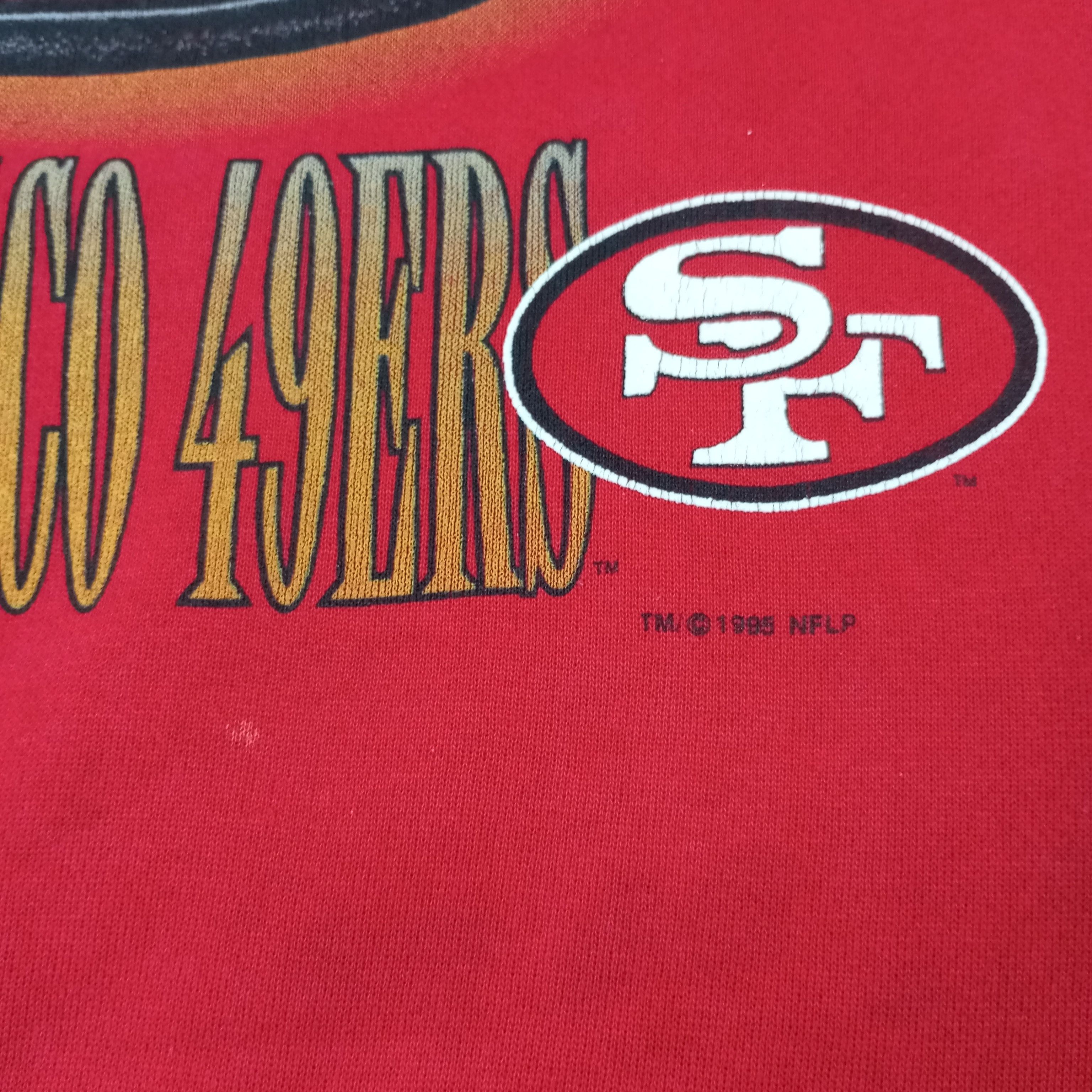 NFL San Francisco 49ers Football Team Vintage Sweatshirt c253n17 Size US L / EU 52-54 / 3 - 3 Thumbnail