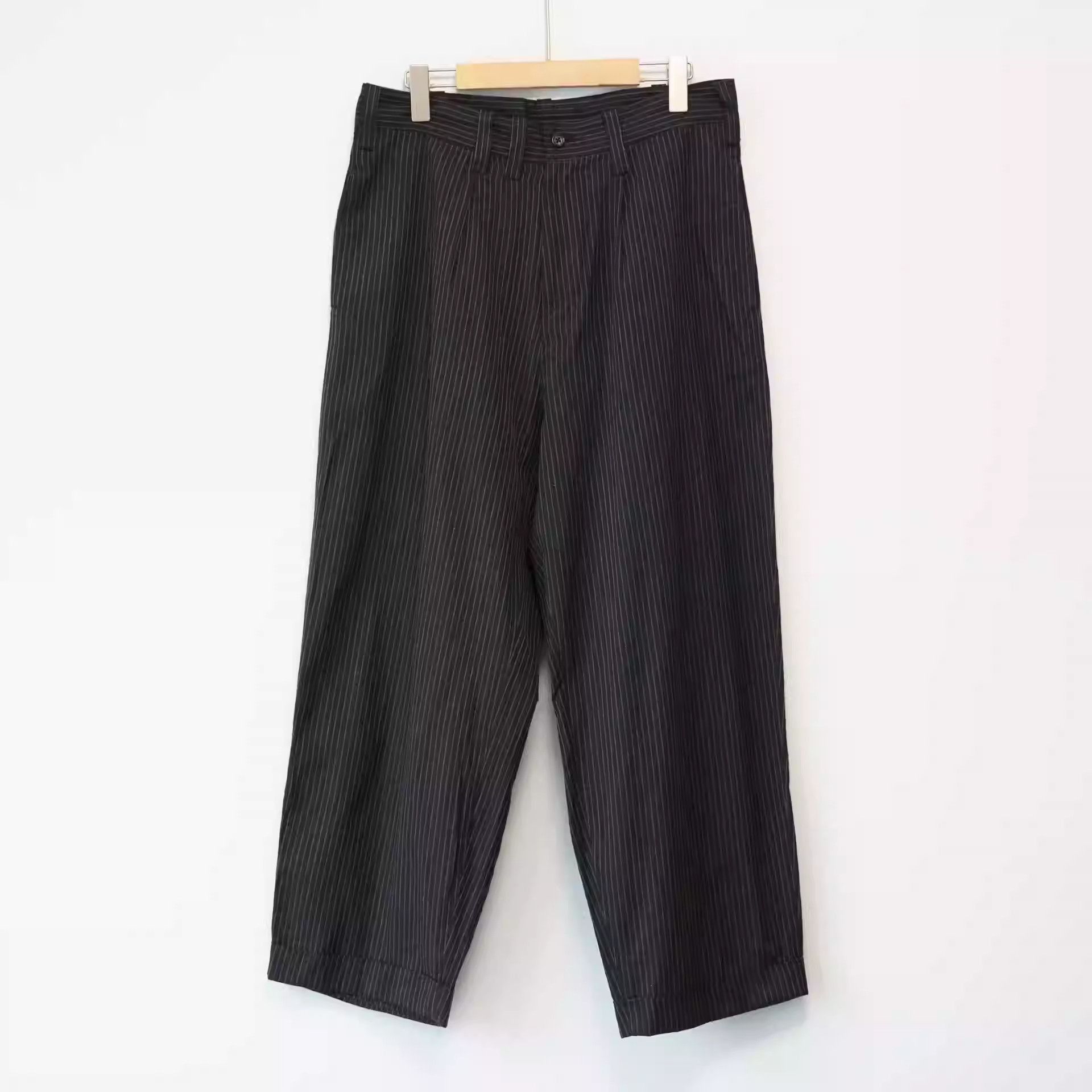 Yohji Yamamoto Yohji Yamamoto 96SS Dark Embroidered Striped Pants-2505 Size US 30 / EU 46 - 2 Thumbnail