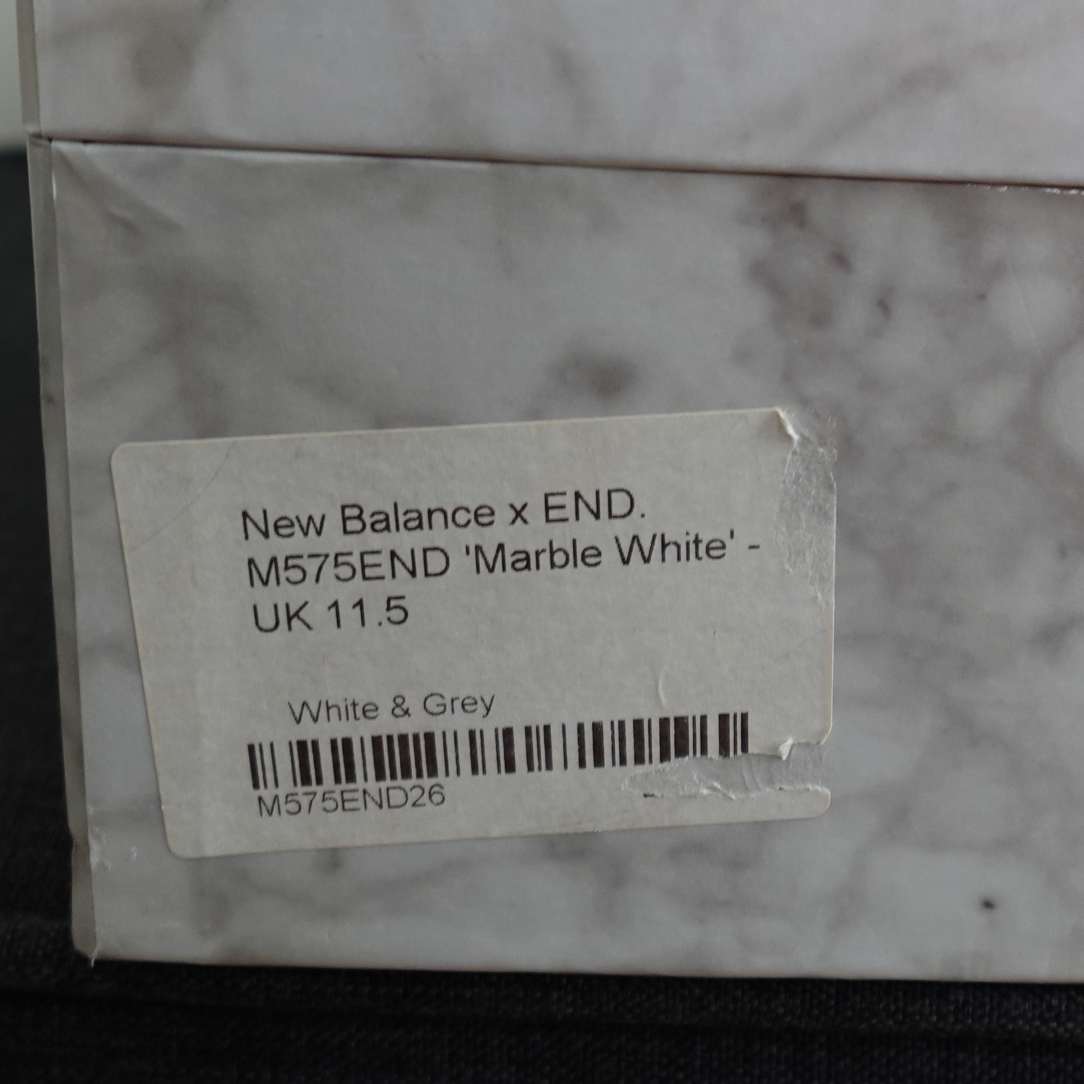 New Balance Size 12 - New Balance END. x 575 Made in England Marble Size US 12 / EU 45 - 7 Thumbnail