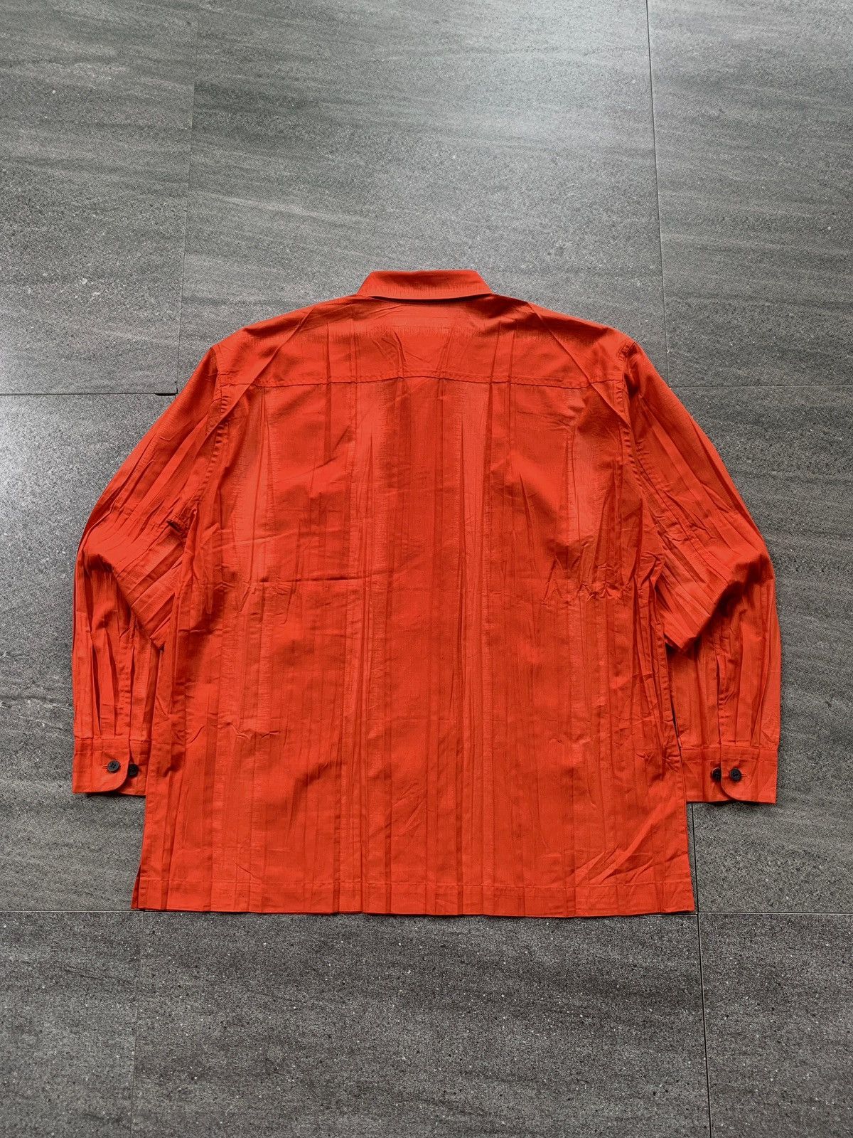 Issey Miyake FREE IMPORT TAX Pleated Ls Shirt Size US M / EU 48-50 / 2 - 6 Thumbnail