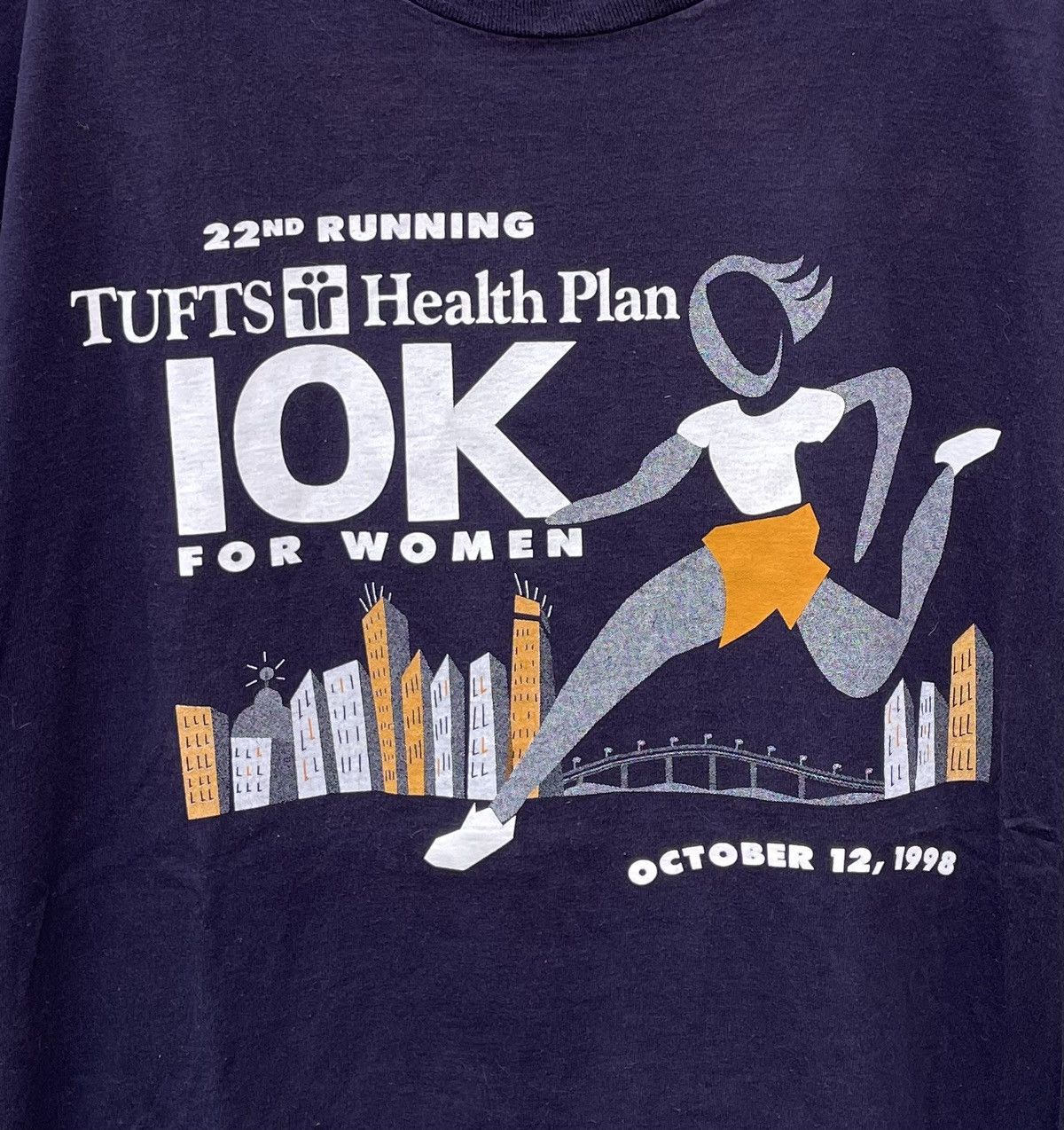 Reebok Vintage 1998 Reebok Tuffs Health Plan 10k t shirt size XL Size US XL / EU 56 / 4 - 4 Thumbnail
