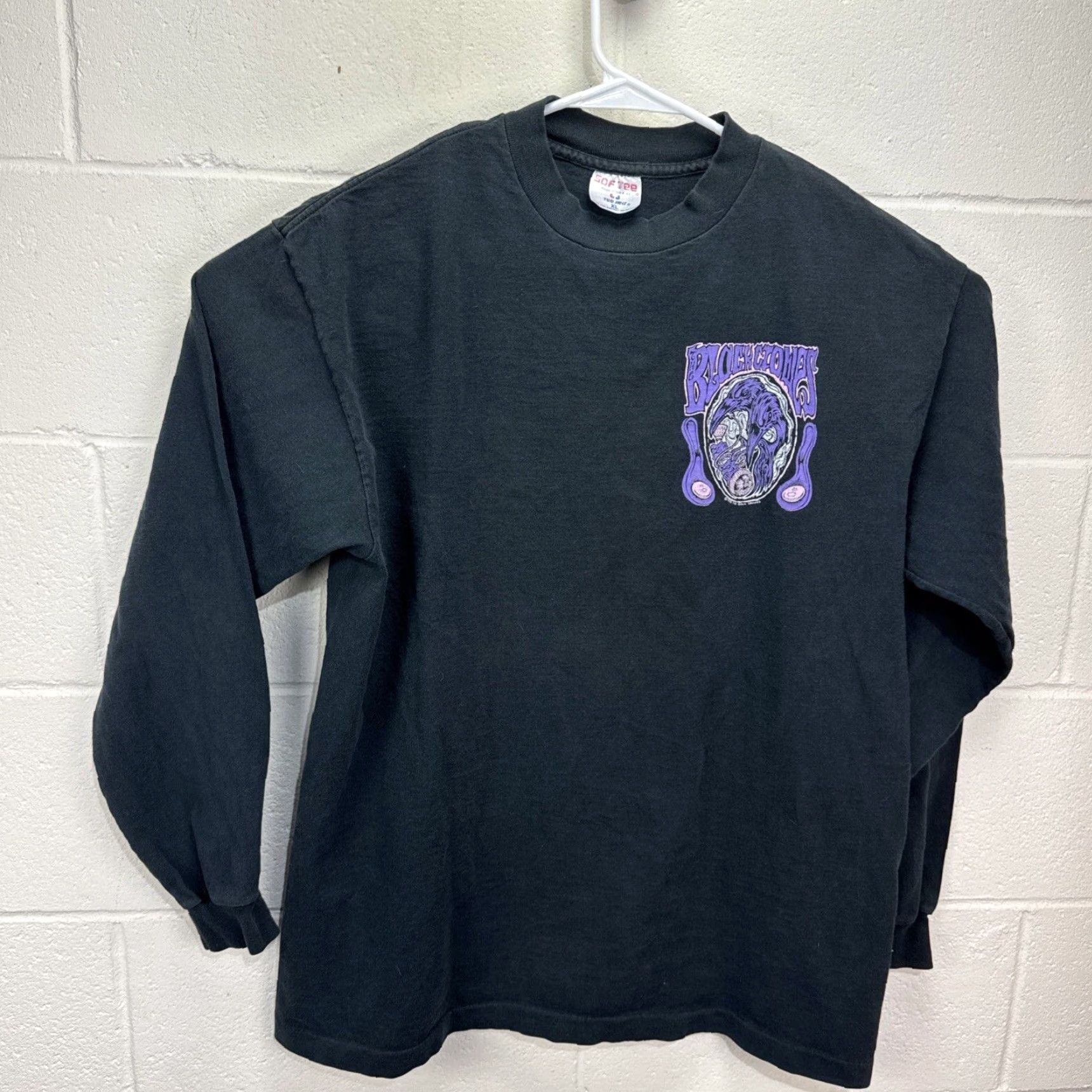 Vintage VINTAGE Black Crowes Long Sleeve Shirt XL Black 90s Band Rock Mens Size US XL / EU 56 / 4 - 2 Thumbnail