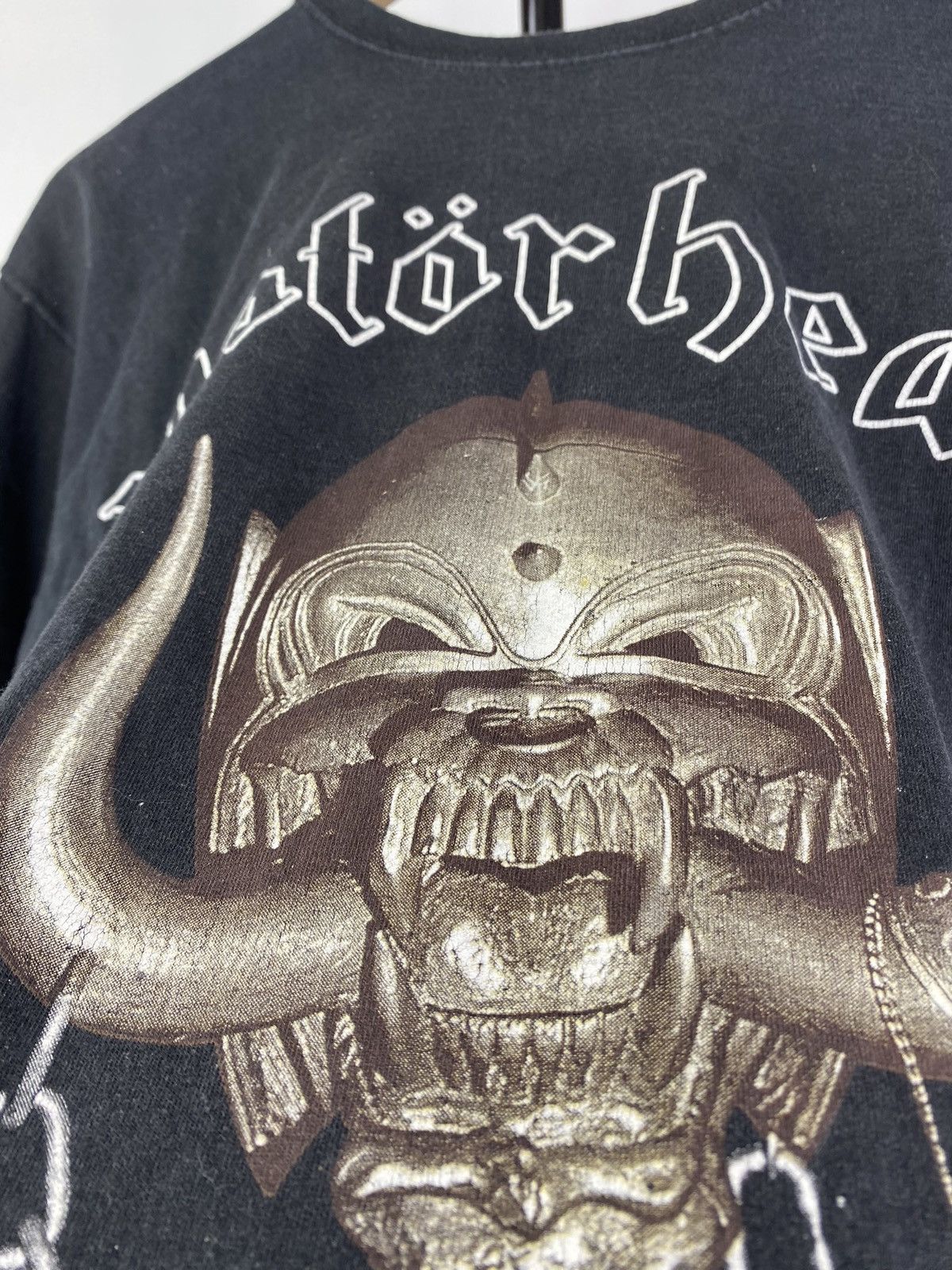 Band Tees × Vintage 🔥VNTG Motorhead England T-Shirt Warpig Black Metal Rock Band Size US L / EU 52-54 / 3 - 3 Thumbnail