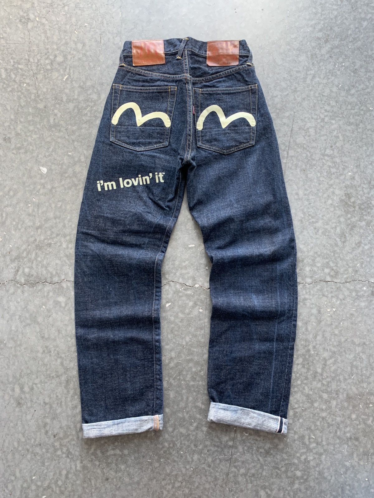 EVISU McDonald's collaboration double name denim W32 | eBay