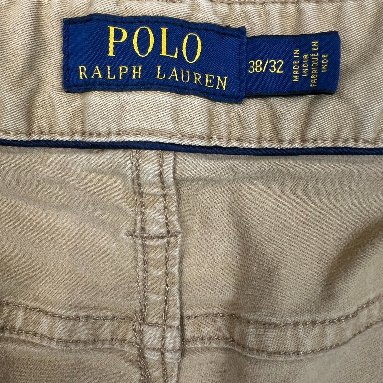 Polo Ralph Lauren × Ralph Lauren × Vintage Polo Ralph Lauren Pants 38x32 Straight Leg Chino Trousers Size US 38 / EU 54 - 10 Thumbnail