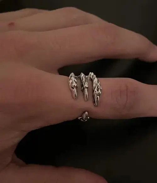 Handmade × Jewelry Dragon Claw Ring Size ONE SIZE - 2 Thumbnail
