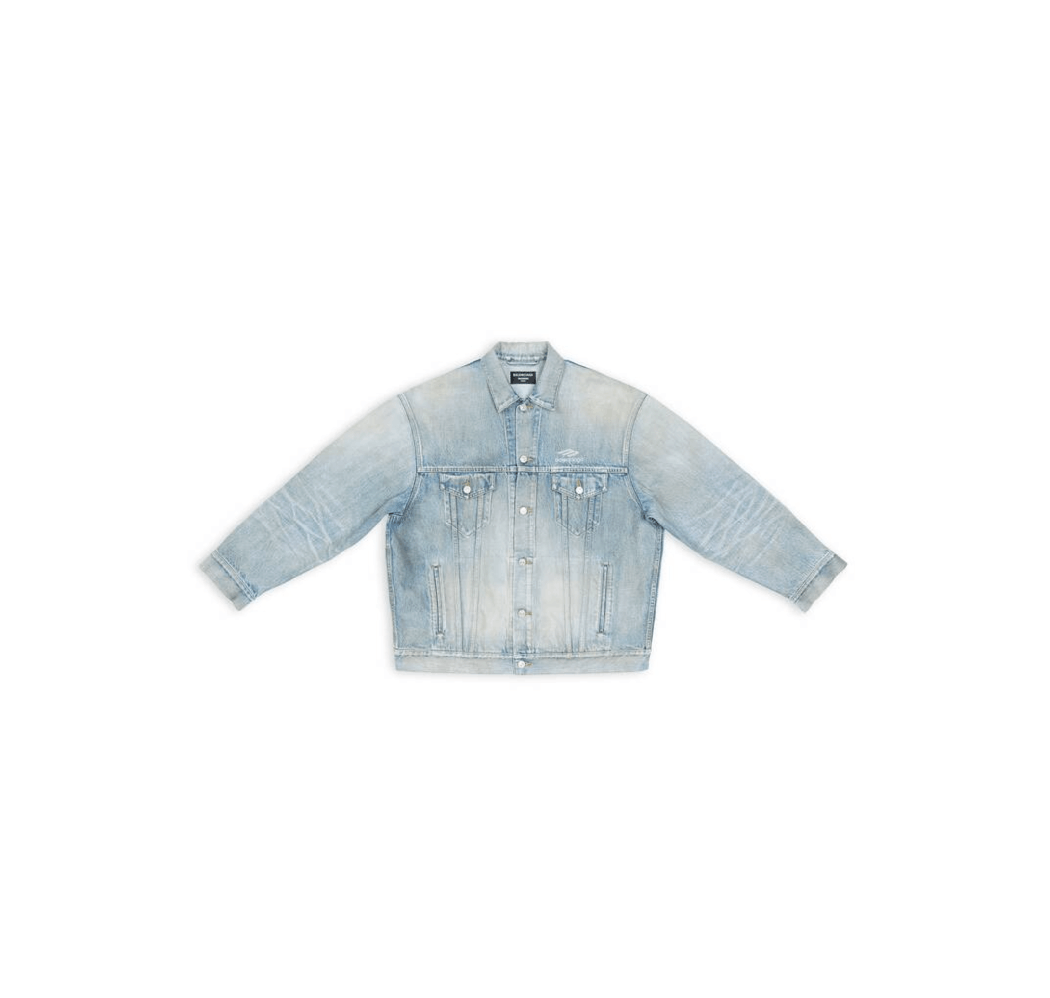 Balenciaga 3b denim jacket - balenciaga Size US L / EU 52-54 / 3 - 3 Thumbnail