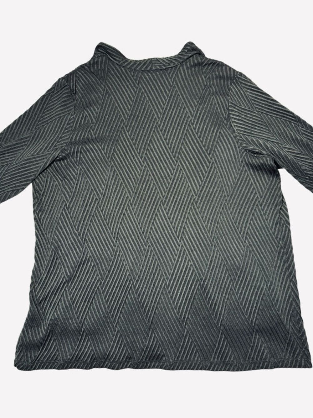 Other Susan Graver Black Open Front Textured Cardigan Size 1X Size XL / US 12-14 / IT 48-50 - 3 Thumbnail