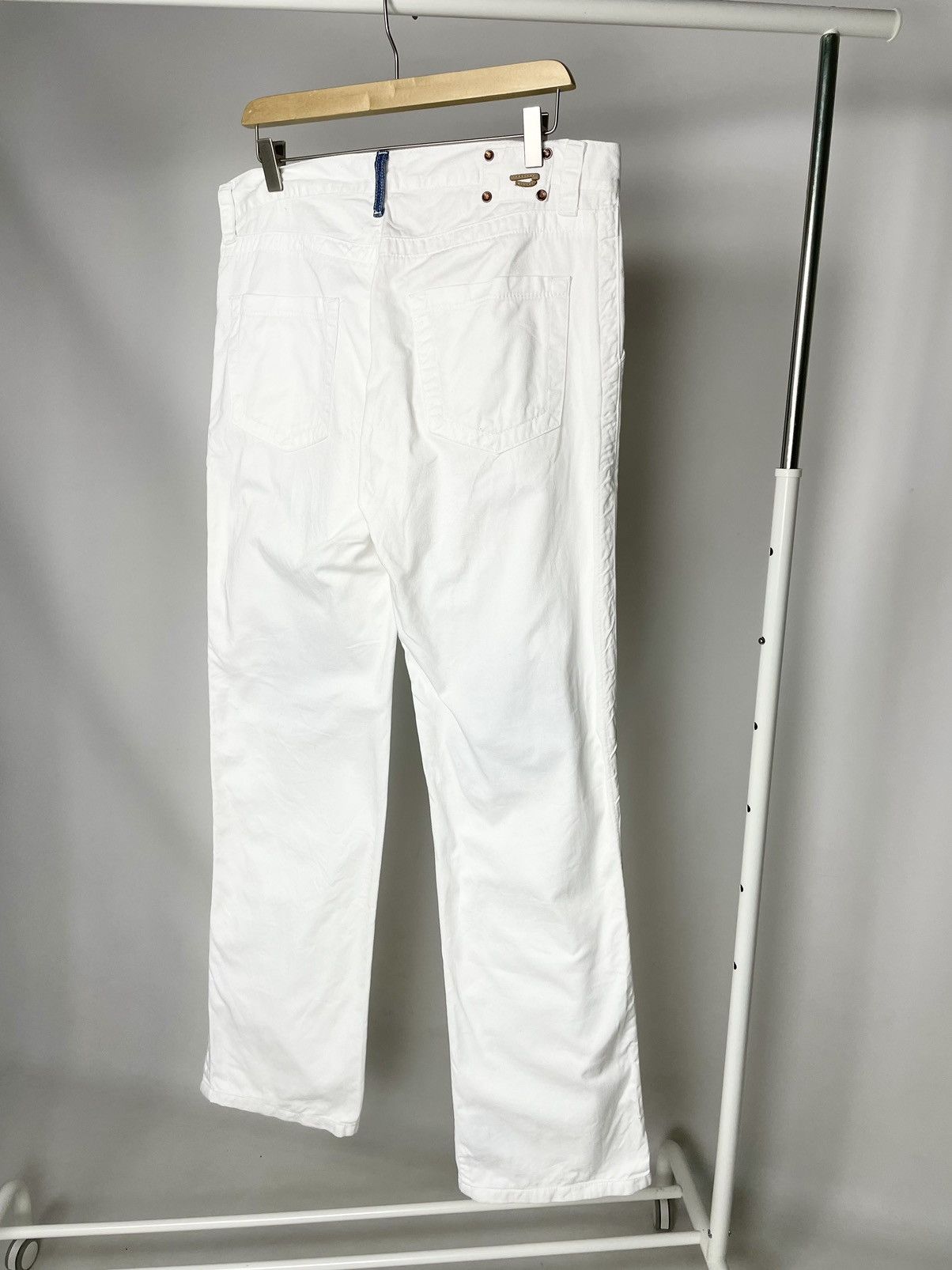 Diesel Diesel Vintage Patchwork White Denim Reworked Jeans Pants Size US 34 / EU 50 - 13 Thumbnail