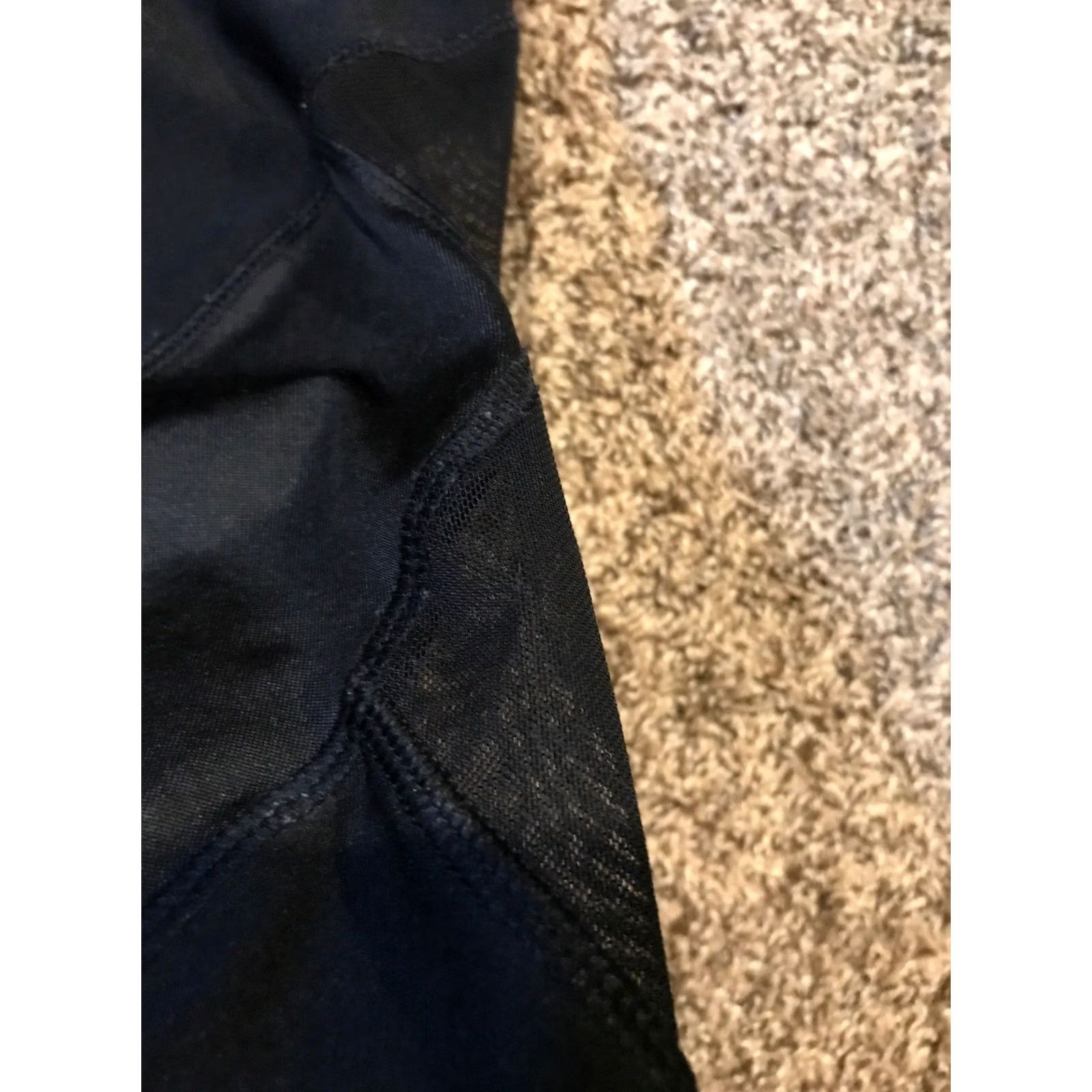 Vintage RBX Womens S Black Polyester Blend Leggings Athletic A17 Shirt? Size 26" / US 2 / IT 38 - 2 Thumbnail
