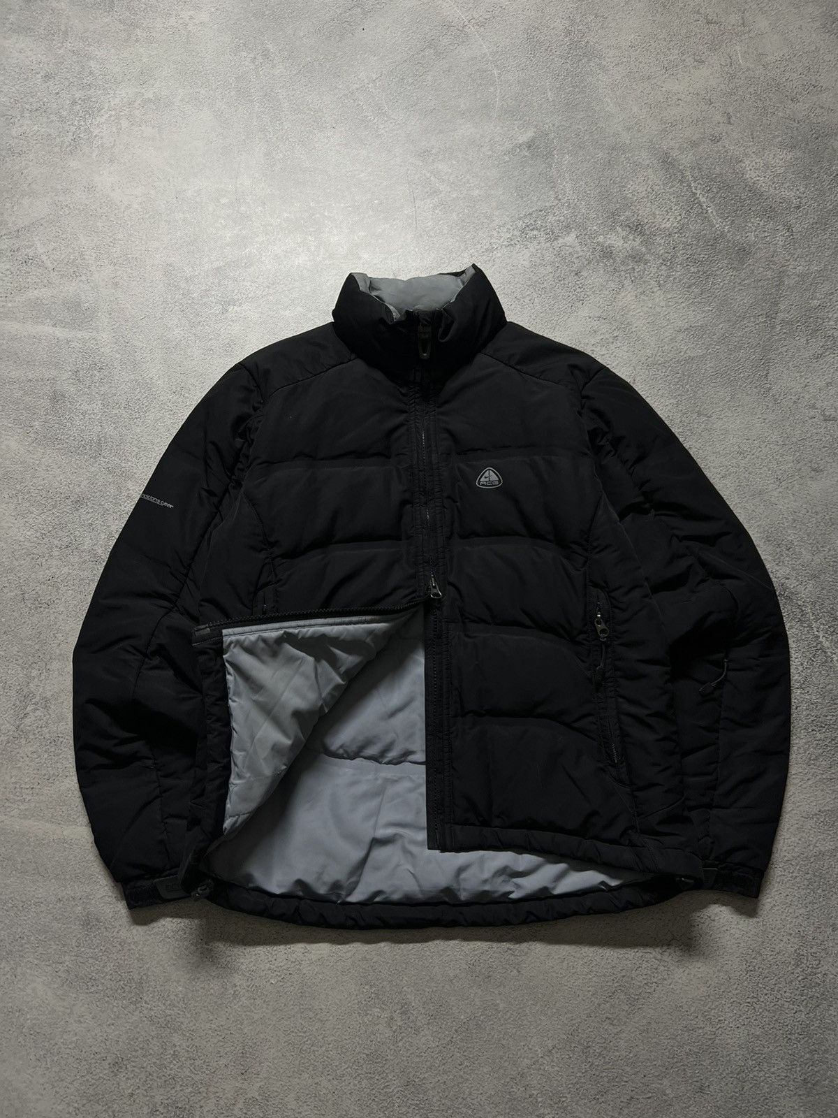 Nike ACG × Vintage Vintage Y2k Nike ACG 🖤 Nylon Down Jacket 00’s Size S / US 4 / IT 40 - 1 Thumbnail