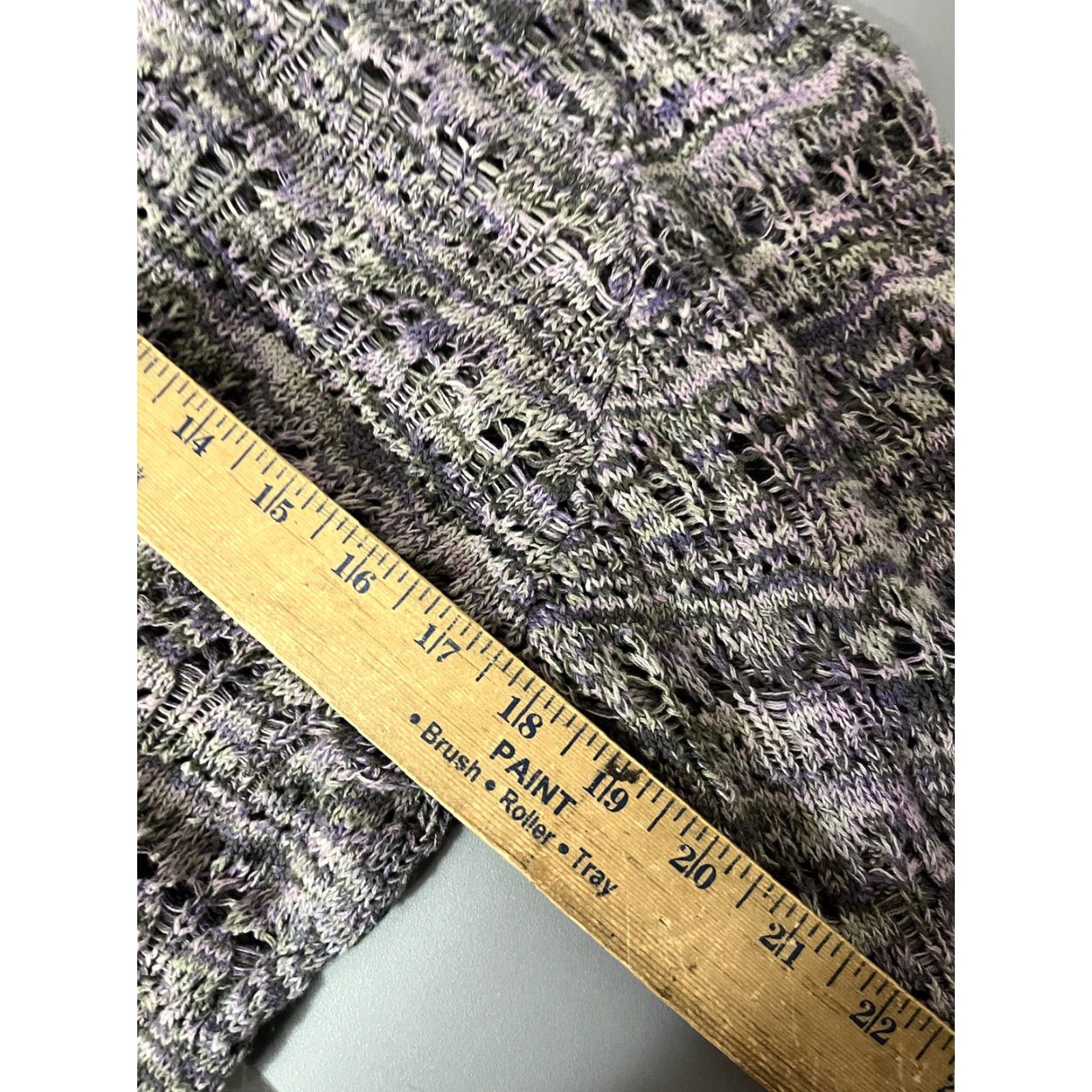 Vintage Kensie Pink and Grey Open Knit Sweater XS Size Women Open-Knit Pullover Knit Style Sweater Size XS / US 0-2 / IT 36-38 - 5 Thumbnail