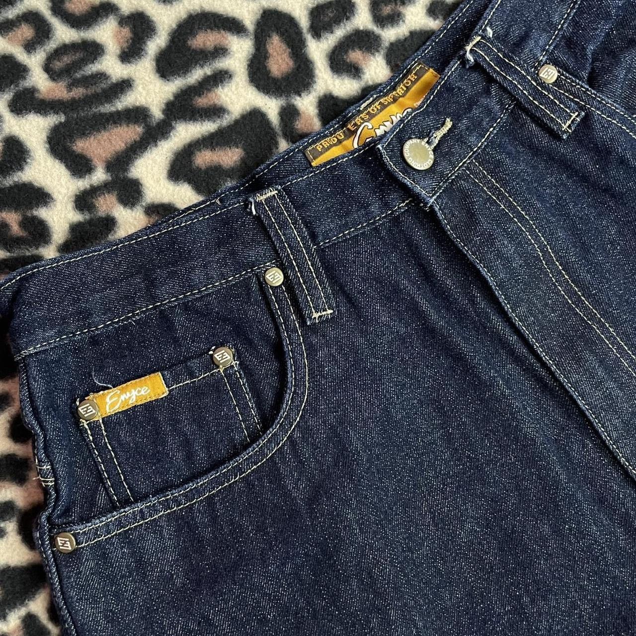 Enyce 2000s Enyce dark wash baggy denim jeans Size US 34 / EU 50 - 4 Thumbnail