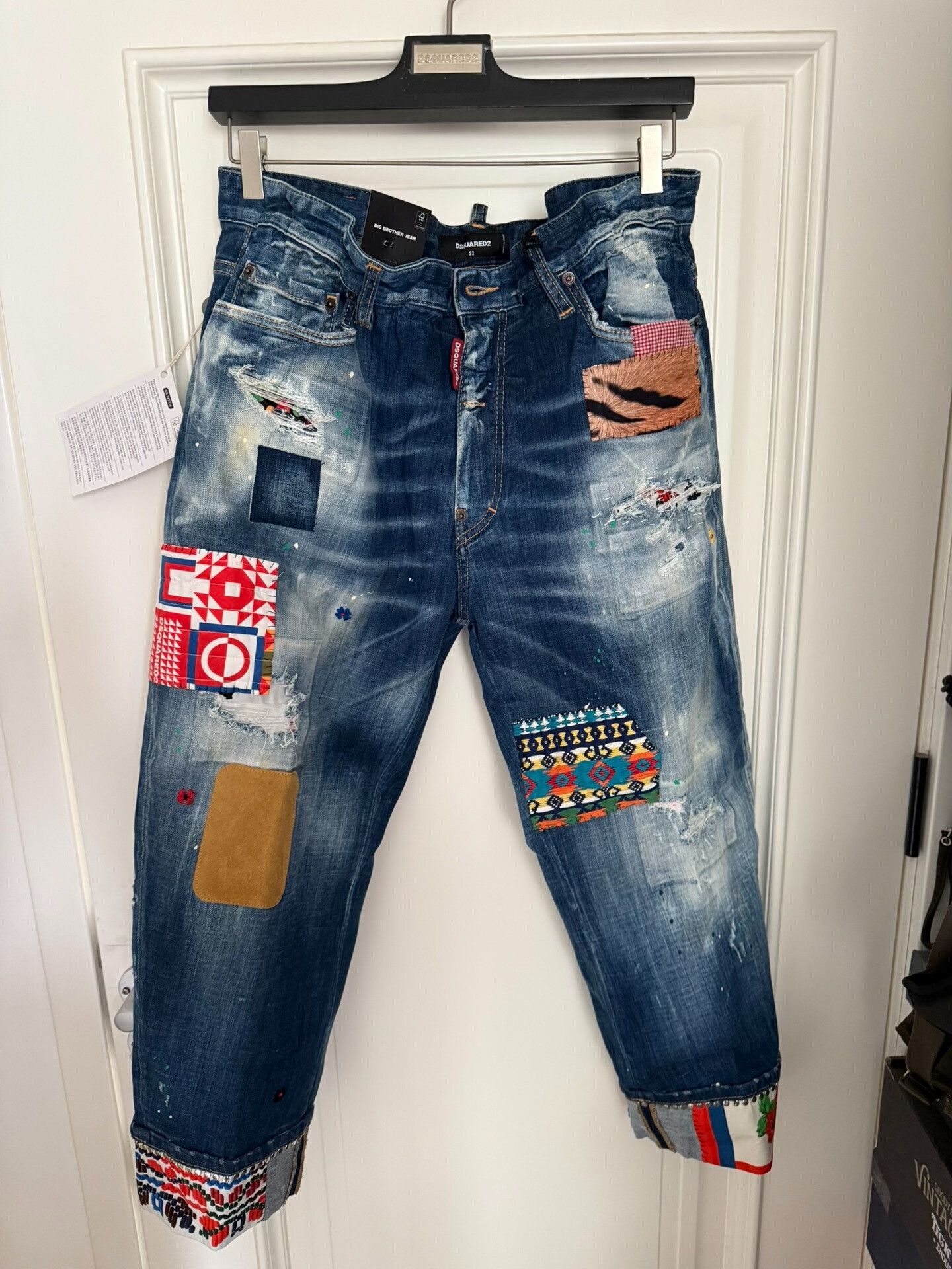 Dsquared2 dsquared2 big brother distressed denim pants Size US 34 / EU 50 - 1 Thumbnail