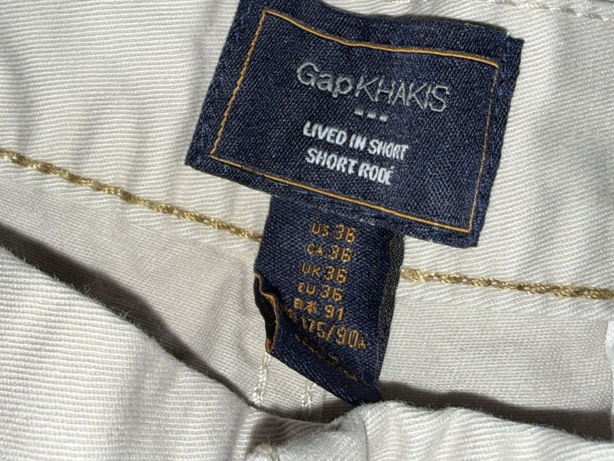 Gap Gap Cotton Khaki Shorts 9" Inseam White Beige Size 36 Size US 36 / EU 52 - 4 Thumbnail