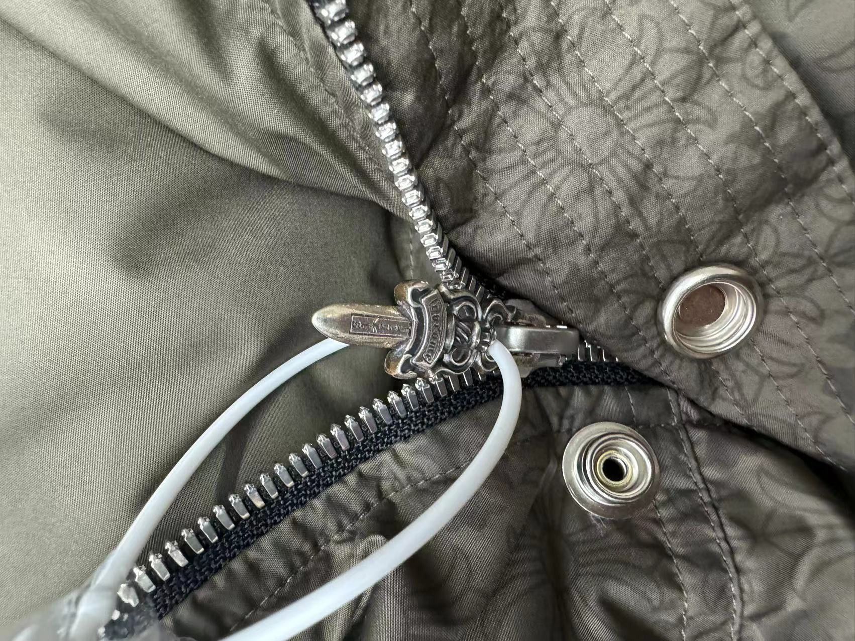 Chrome Hearts Chrome Hearts Tonal Monogram Cross Pattern Puffer Jacket Size US XXL / EU 58 / 5 - 8 Thumbnail