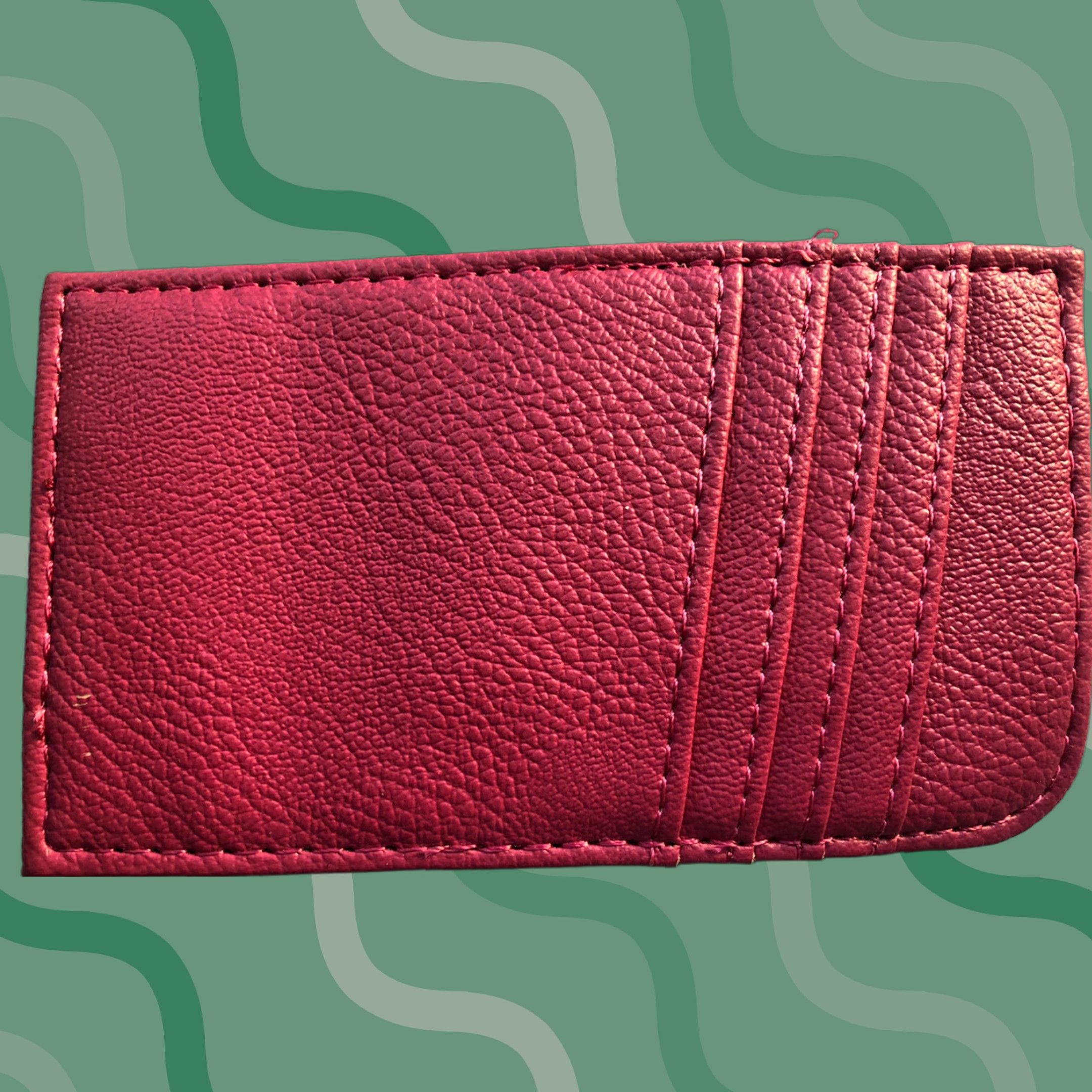 Vintage Concierge Card Case RFID Blocking - Card Wallet - Holds 5 cards - Red - New - Women - One Size Size ONE SIZE - 1 Thumbnail