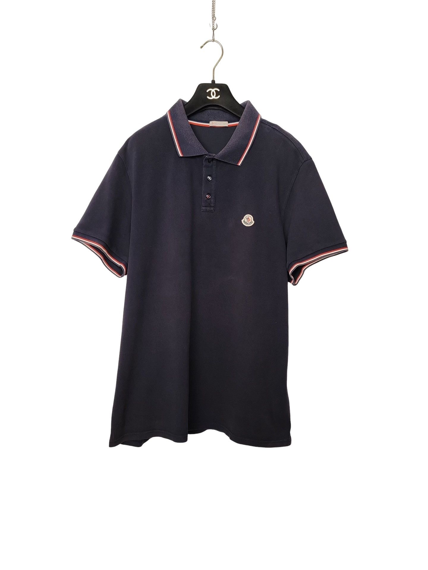 Moncler Moncler Logo Trim Polo Shirt Size 3XL Size US XXL / EU 58 / 5 - 1 Thumbnail