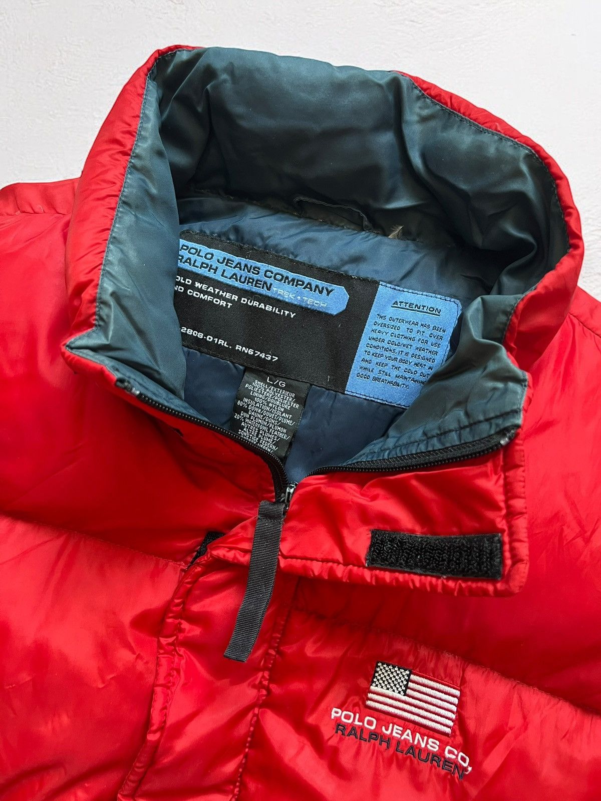 Polo Ralph Lauren × Vintage POLO RALPH LAUREN GOOSE DOWN PUFFER VEST VINTAGE Size US L / EU 52-54 / 3 - 4 Thumbnail
