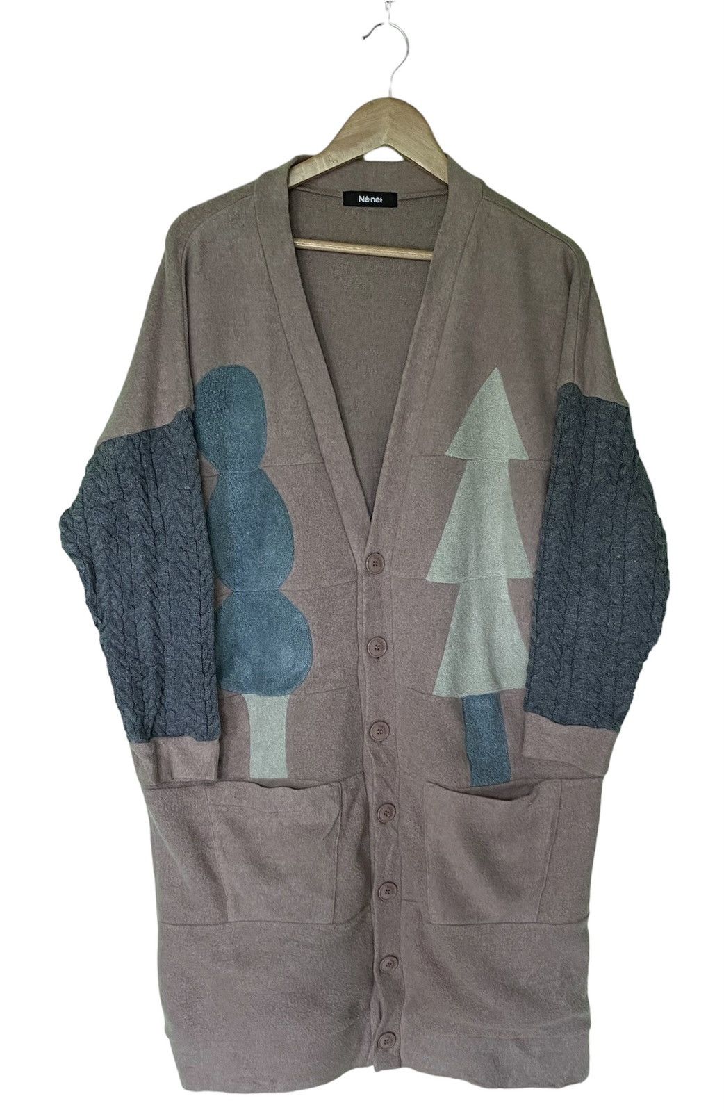 Ne-Net Ne-Net Cardigan Long Sweaters Fleece Size XXS / US 00 / IT 34 - 1 Thumbnail