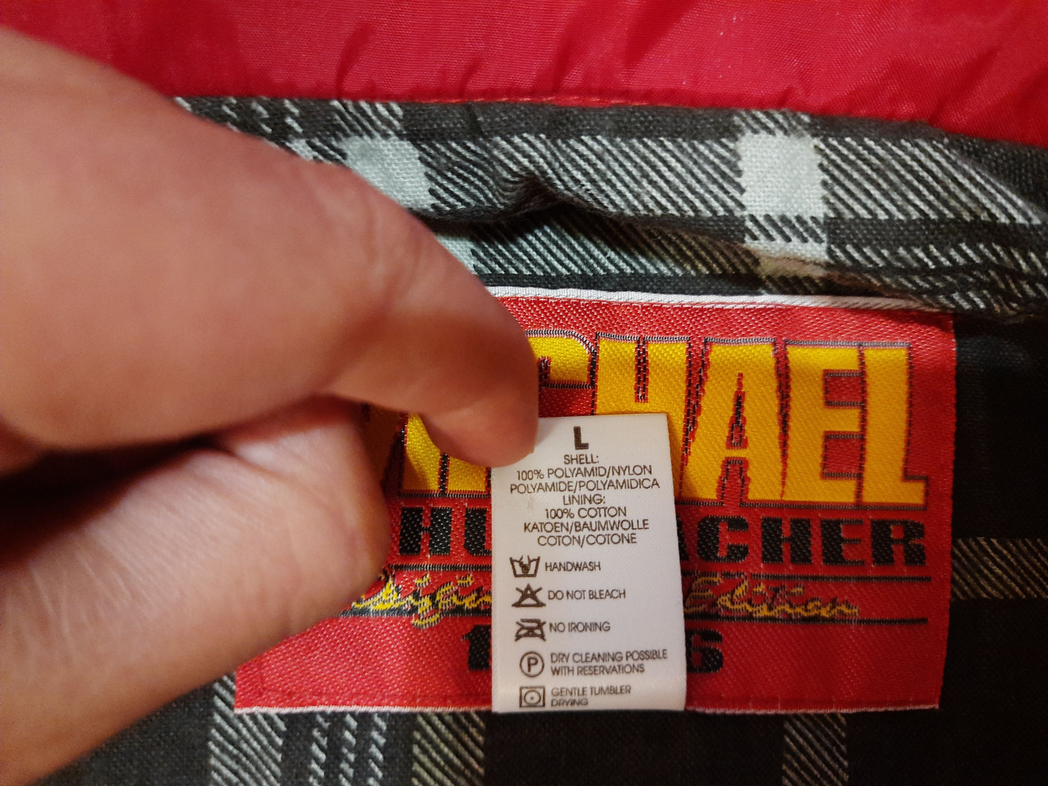 Formula 1 Michael Schumacher Back Logo Ferrari Formula One Jacket Size US L / EU 52-54 / 3 - 12 Thumbnail