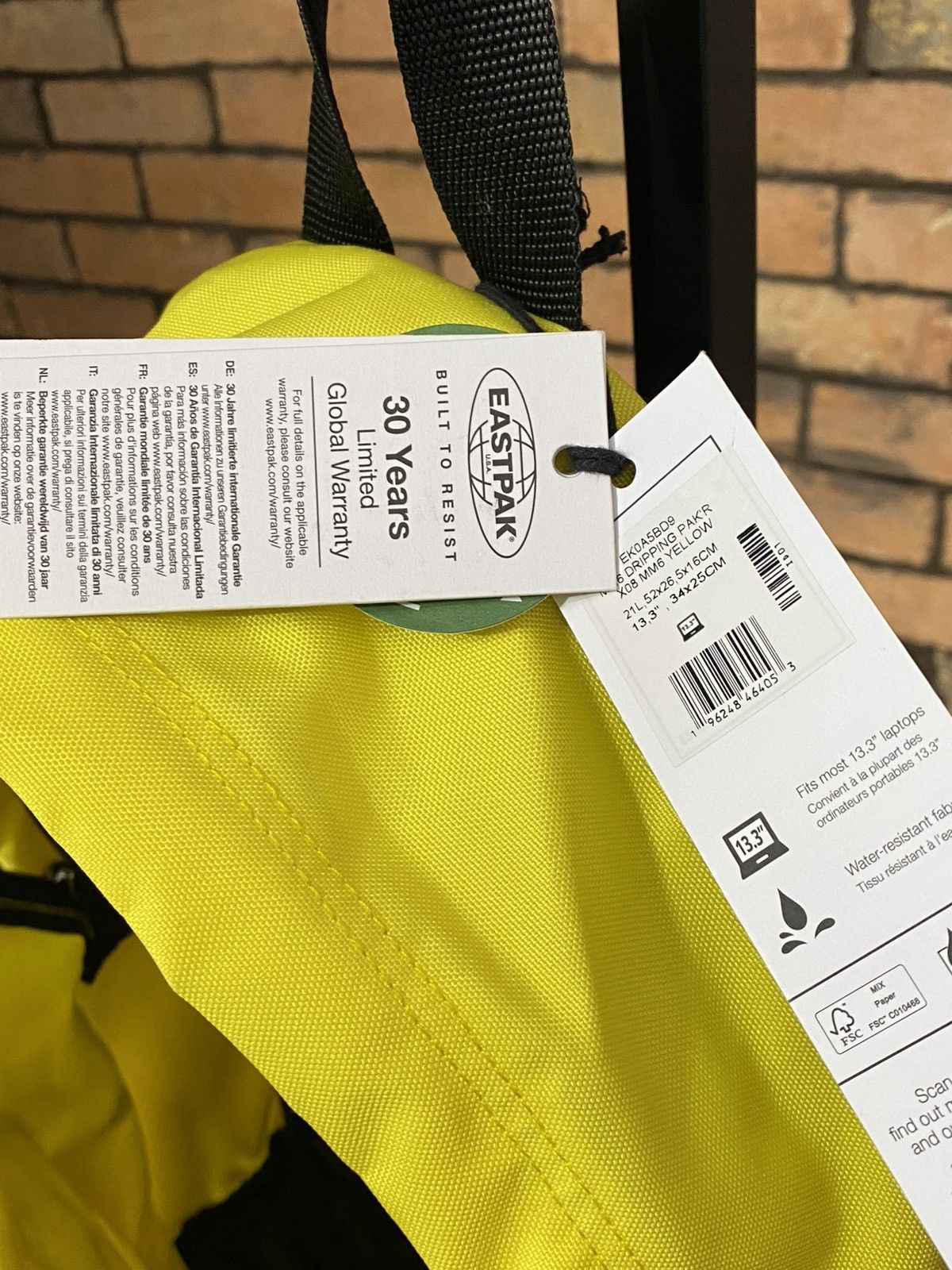 Eastpak × Maison Margiela NEW MELT DRIPPING BAG BACKPACK BOOK MORPHING Size ONE SIZE - 10 Thumbnail