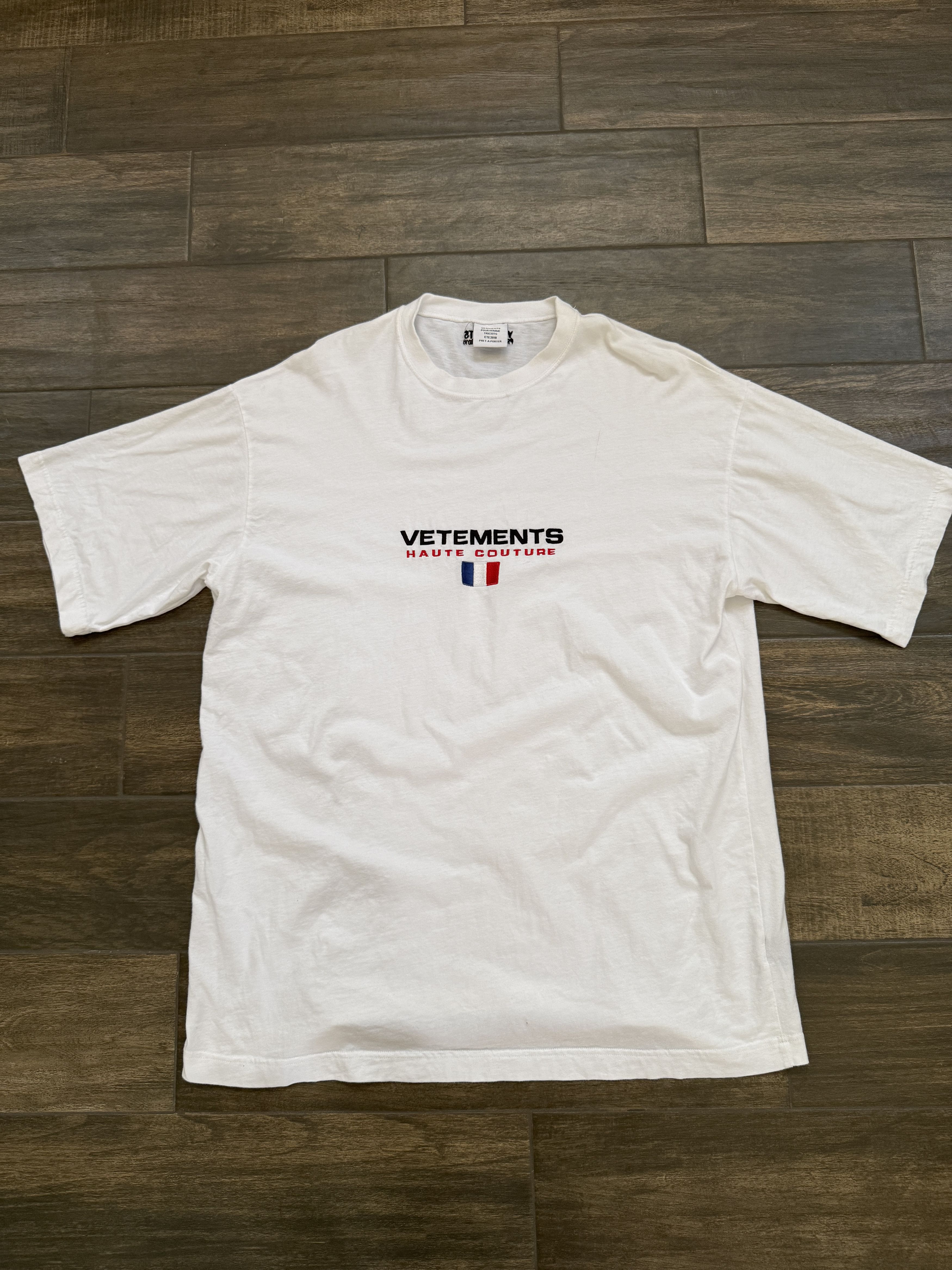 Vetements Vetements Haute Couture France Tee Oversized Size US L / EU 52-54 / 3 - 1 Thumbnail