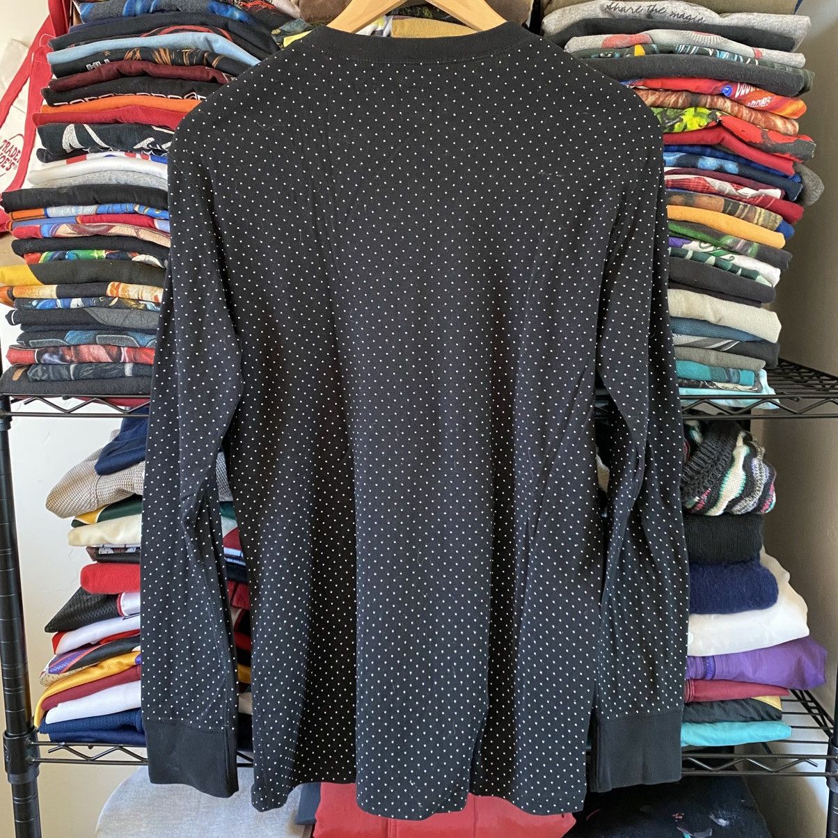 Supreme Supreme Shirt Micro Dot Henley Longsleeve Top Black 2013 Size US M / EU 48-50 / 2 - 4 Thumbnail