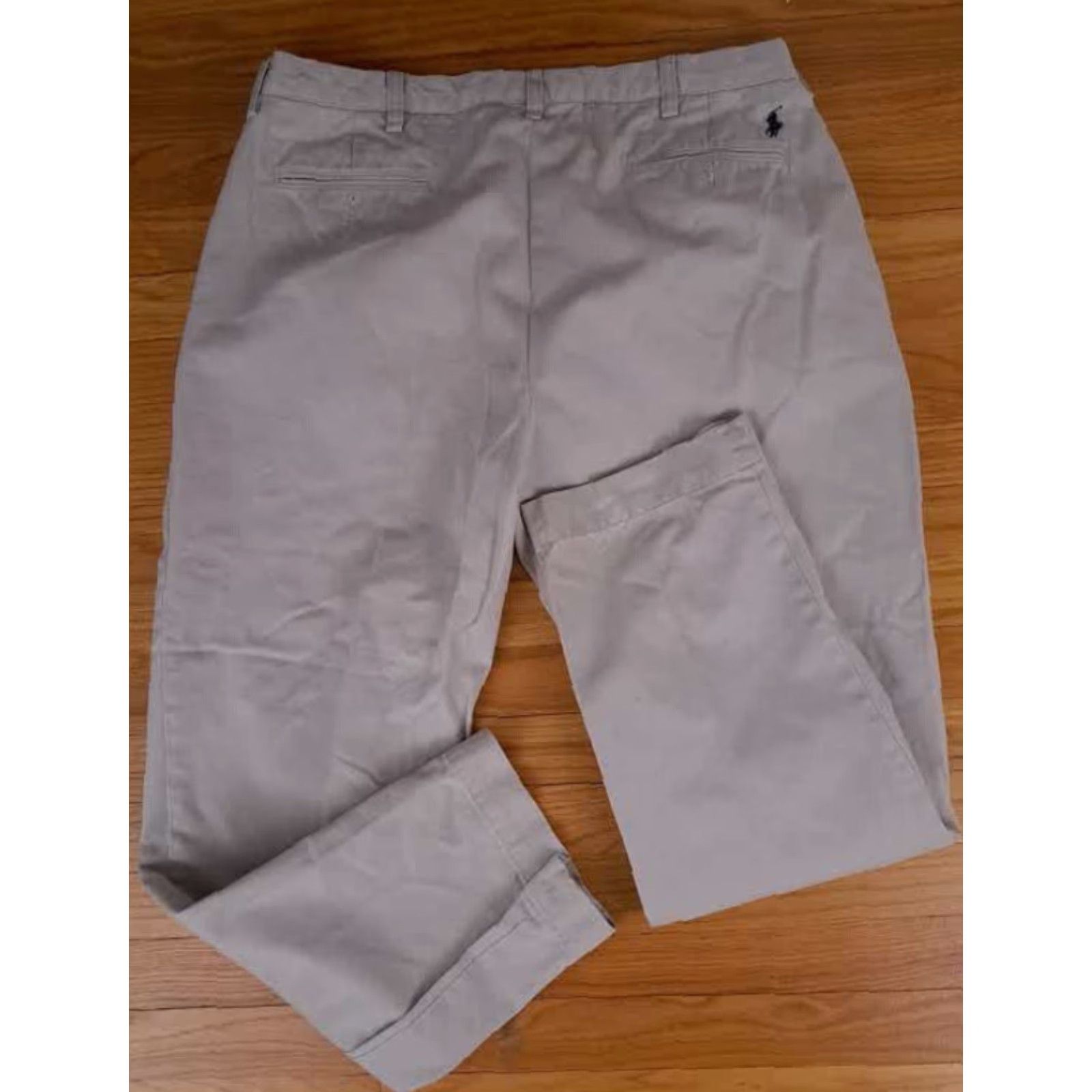 Polo Ralph Lauren Polo Ralph Lauren Chino Pants Men 38 Regular Beige 32 Inseam 31-32 Waist Canvas Button Pockets Size US M / EU 48-50 / 2 - 6 Thumbnail