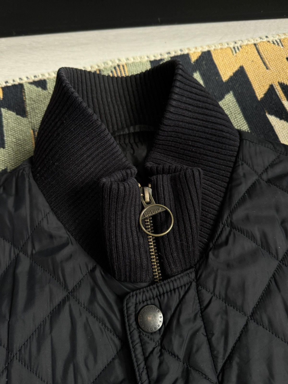 Barbour Vintage Barbour Chelsea Rib Neck Quilted Jacket Size US M / EU 48-50 / 2 - 9 Thumbnail