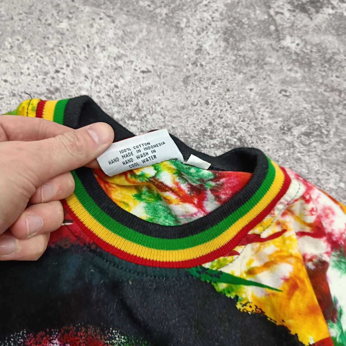 Bob Marley Vintage 90s Bob Marley AOP tee rasta Piece reggie y2k rare Size US XL / EU 56 / 4 - 10 Thumbnail