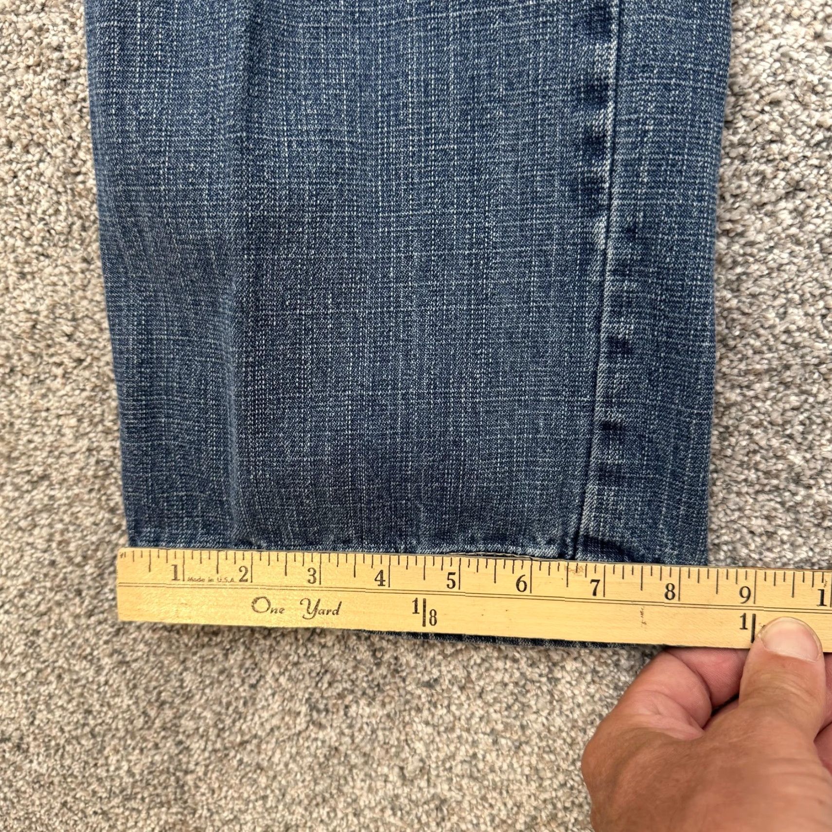 Southpole Southpole Jeans Womens 18 Blue Denim Relaxed Straight Leg Classic 100% Cotton Size 40" / US 18 - 5 Thumbnail