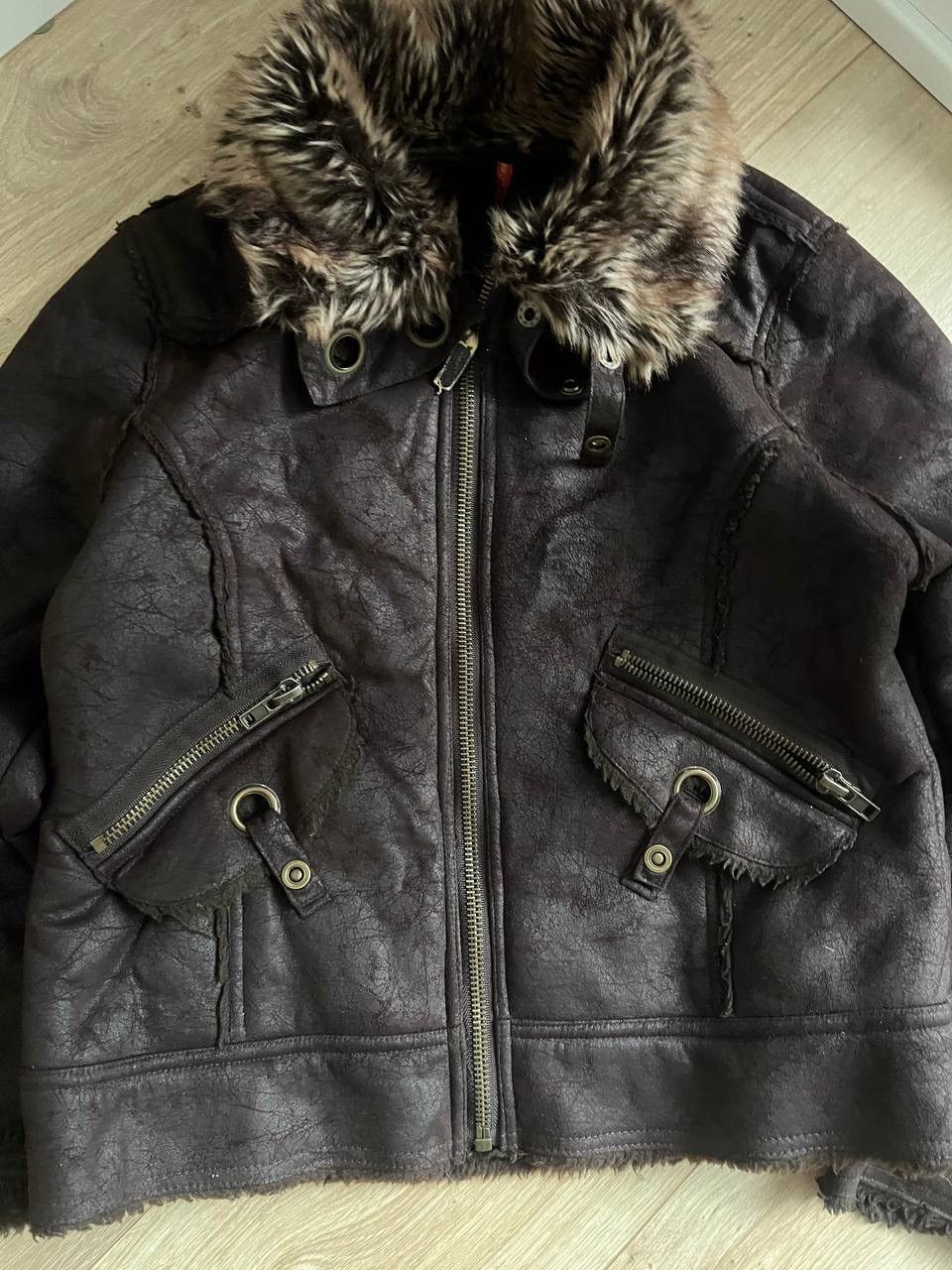 Other Vintage cropped faux fur bomber y2k jacket japanese style Size S / US 4 / IT 40 - 5 Thumbnail