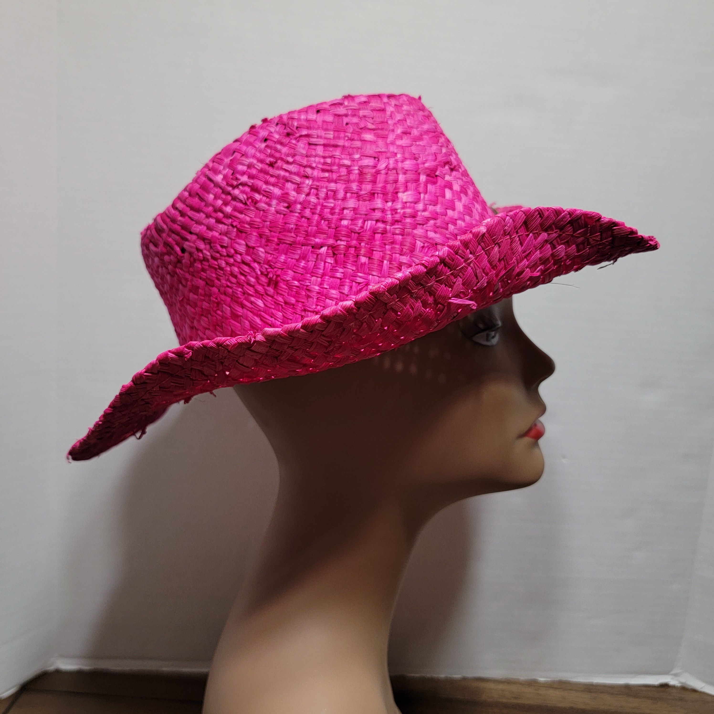 Panama Jack Panama Jack Hot Pink Straw Hat w/ Shells - One Size Size ONE SIZE - 4 Thumbnail