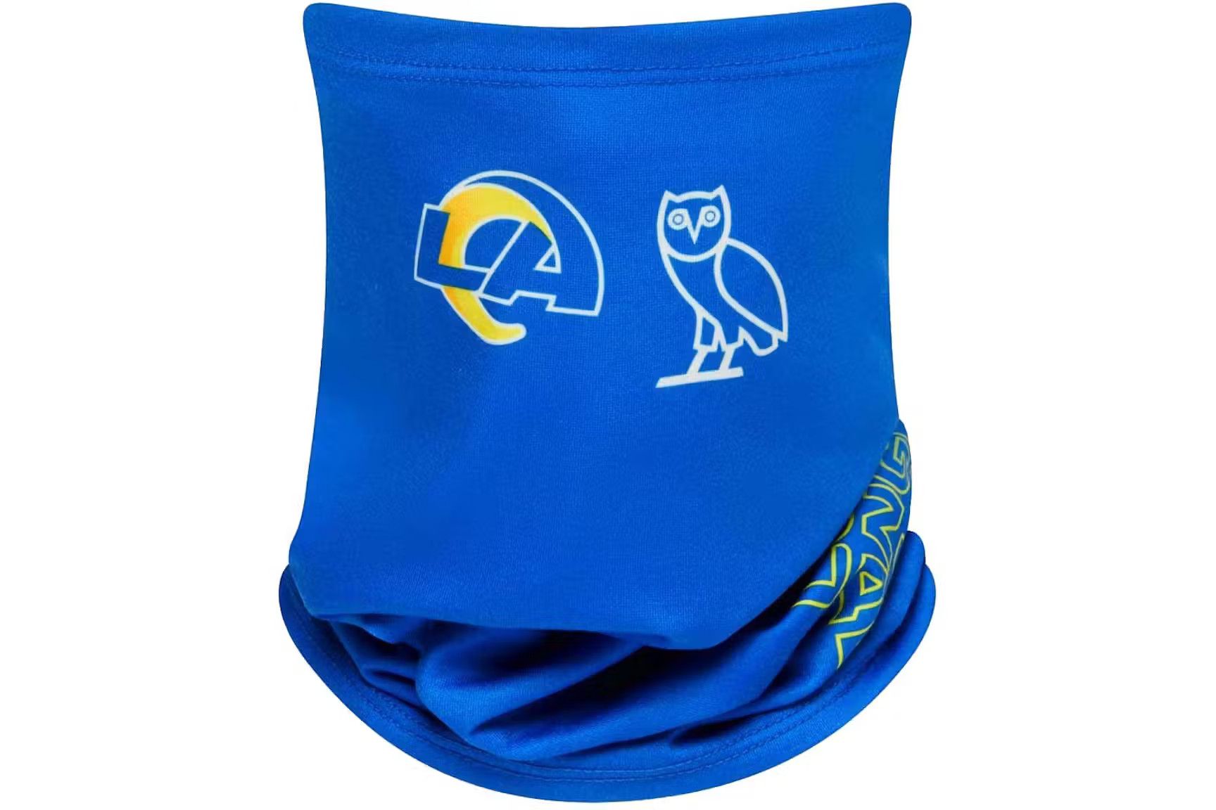 NFL × October's Very Own OVO x NFL Los Angeles Rams Neck Gaiter - new with tags RARE Size ONE SIZE - 1 Thumbnail
