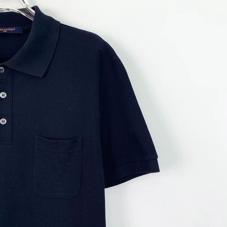 Louis Vuitton Louis Vuitton 24 Short Sleeve Polo Shirts in Black Checker Size US M / EU 48-50 / 2 - 3 Thumbnail
