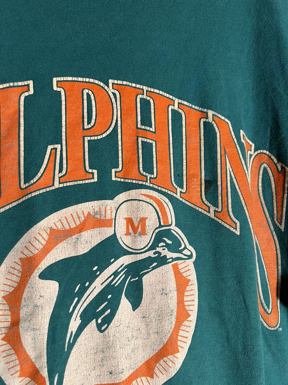 Vintage 90’s VTG Vintage Dolphins Miami Football League Retro Shirt Size US XXL / EU 58 / 5 - 6 Thumbnail