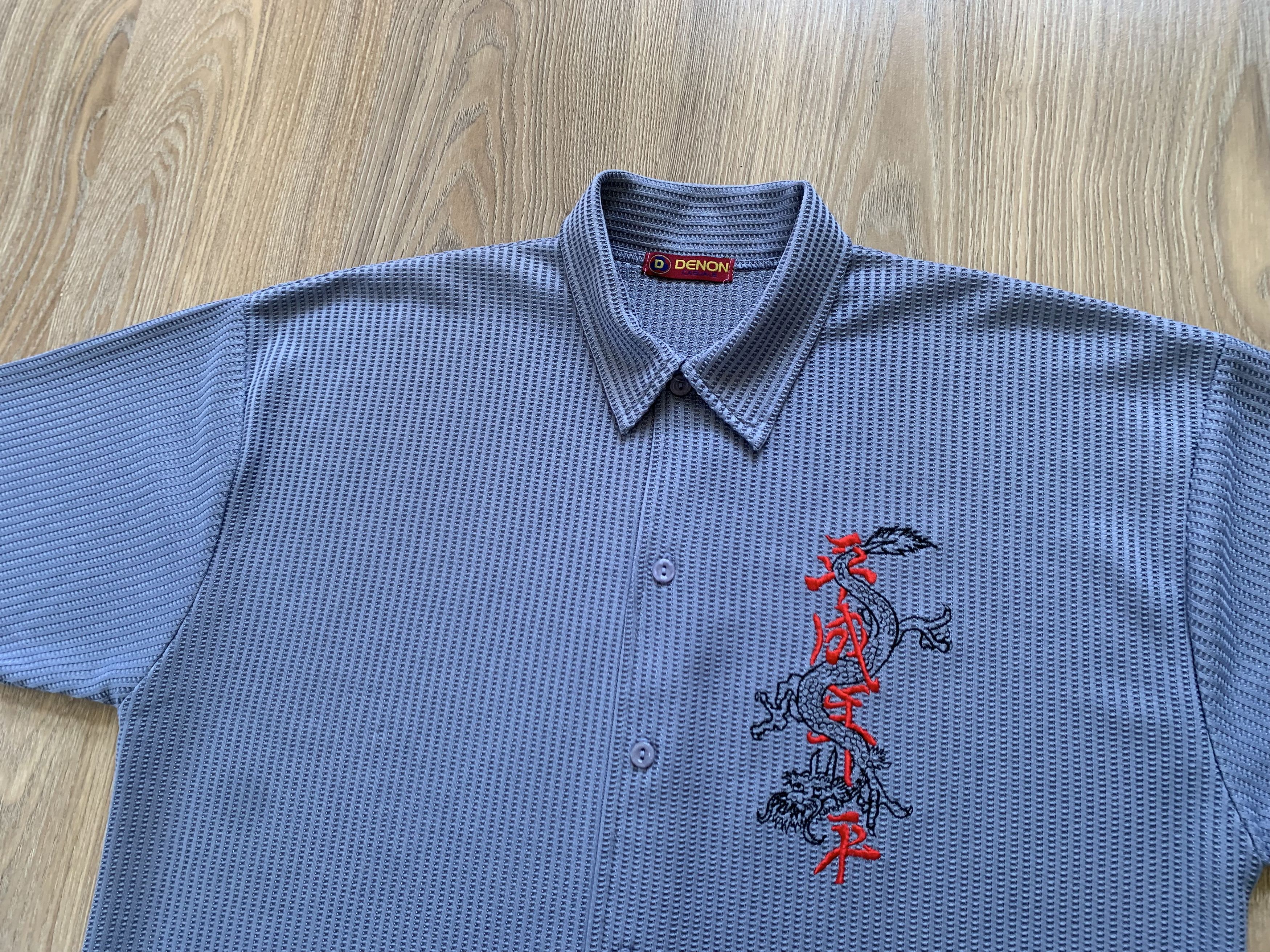 Japanese Brand × Vintage Denon Casuals Light Blue Japan Style Shirt Size US M / EU 48-50 / 2 - 4 Thumbnail