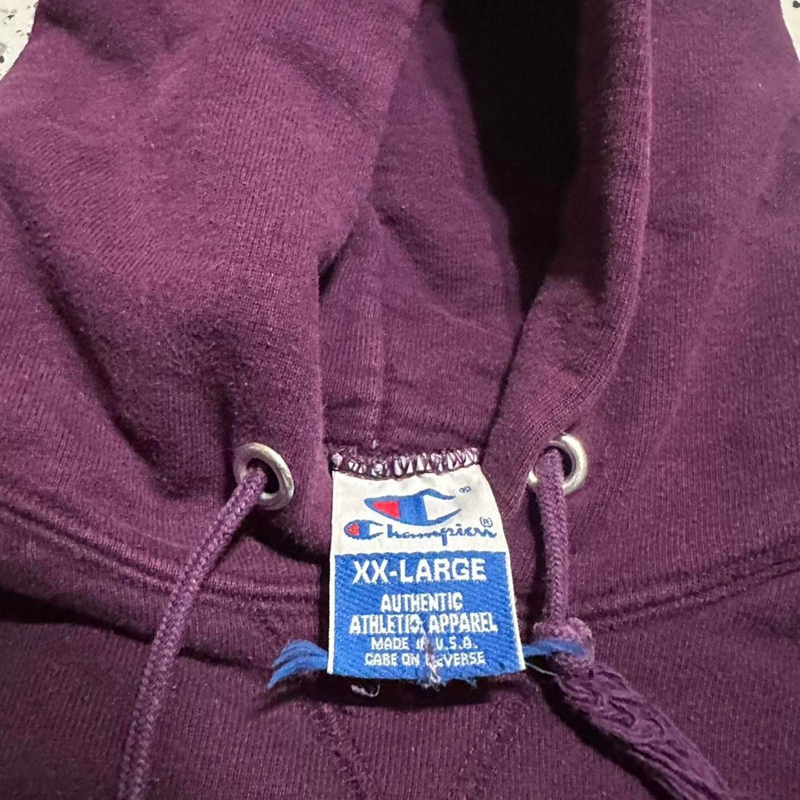 Champion 90s Champion Made In USA Purple Hoodie Size US L / EU 52-54 / 3 - 3 Thumbnail