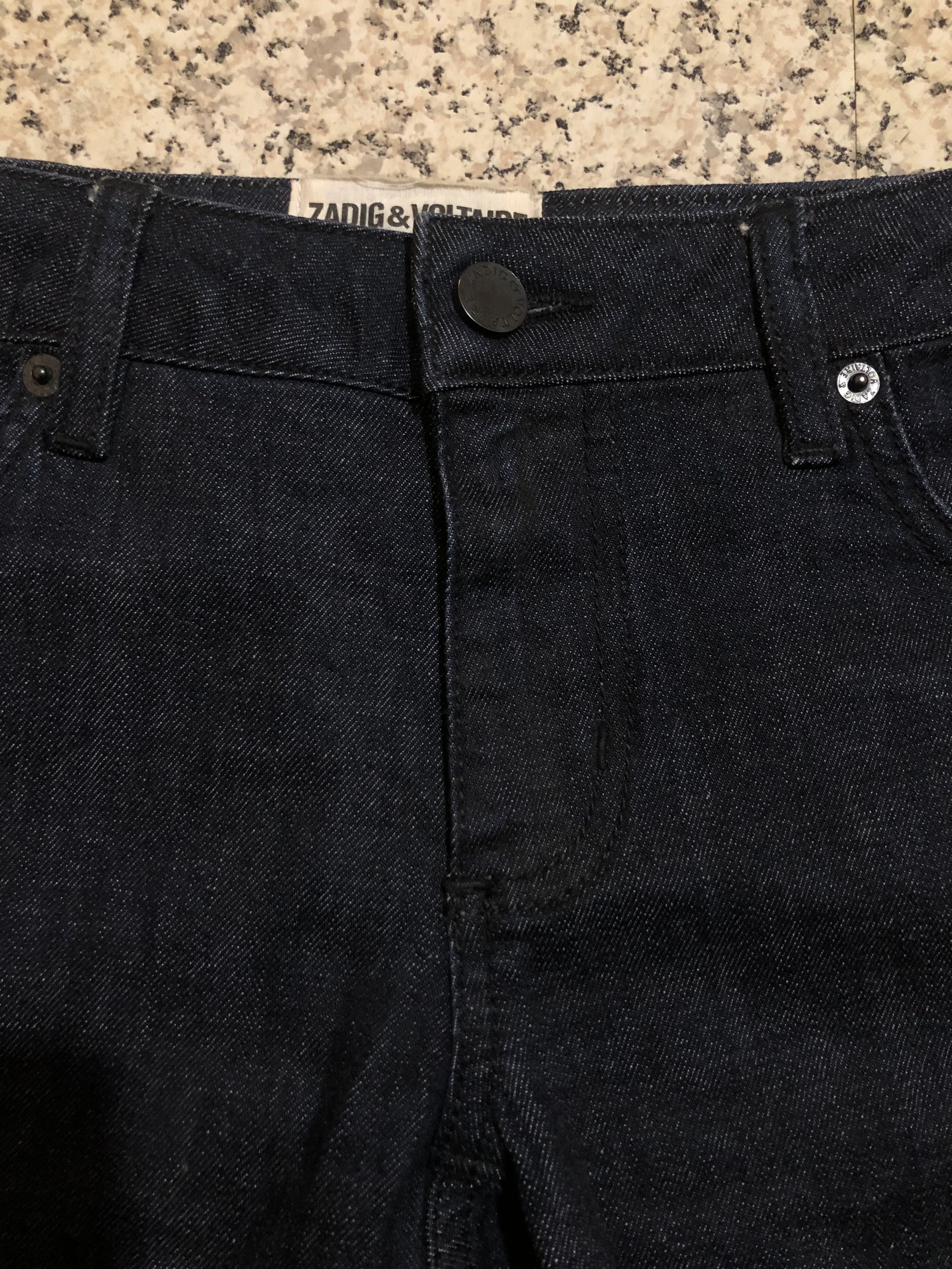 Zadig & Voltaire Zadig & Voltaire "Darkside" Stretch Denim Size 29" - 6 Thumbnail
