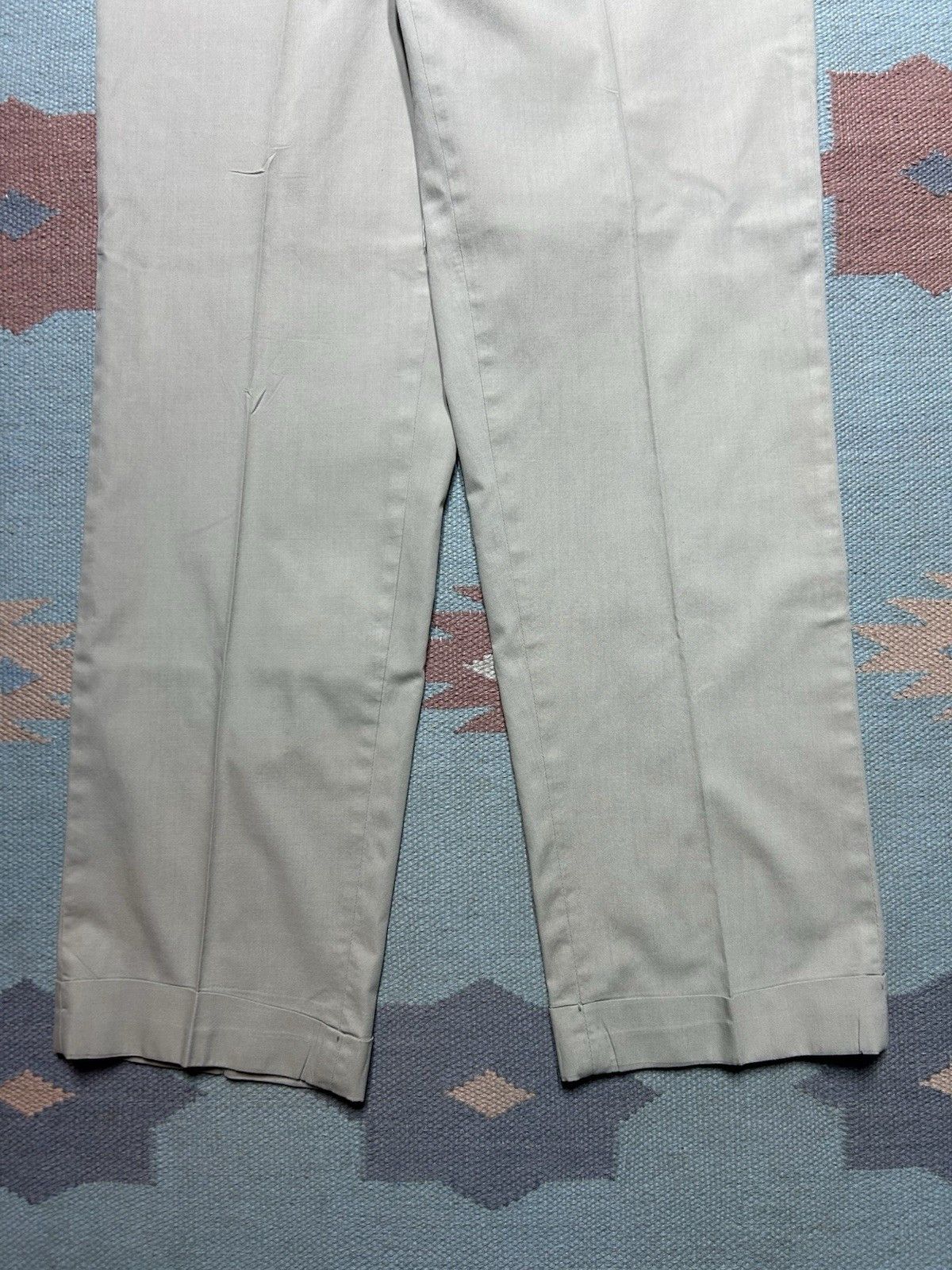 Vintage Vtg 1960s lightweight work pants slacks poly cotton 31x31 Size US 31 - 2 Thumbnail