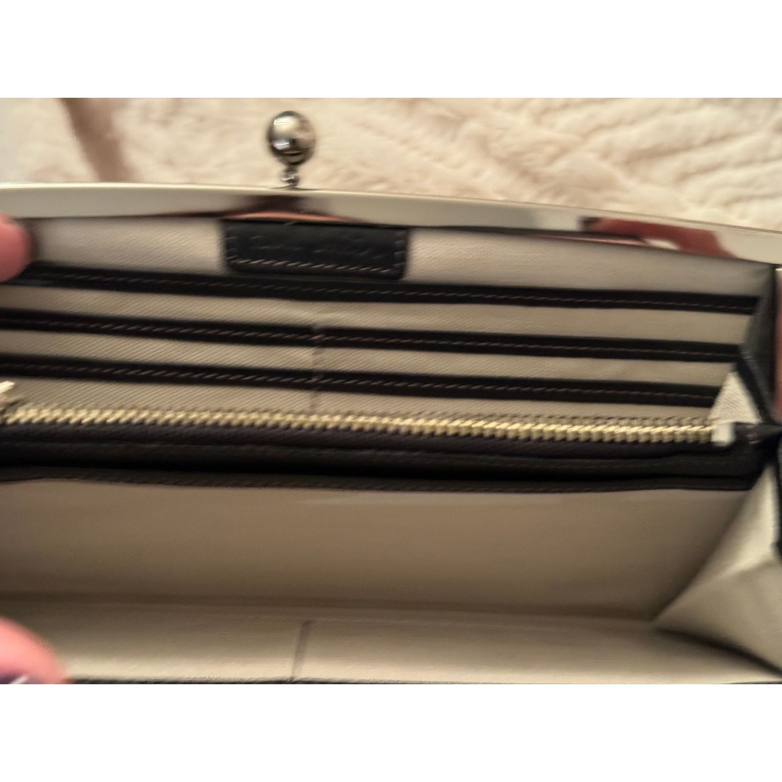 Paul Smith PAUL SMITH Black Yellow Heart Print Kiss Lock Clutch Bag Size ONE SIZE - 5 Thumbnail