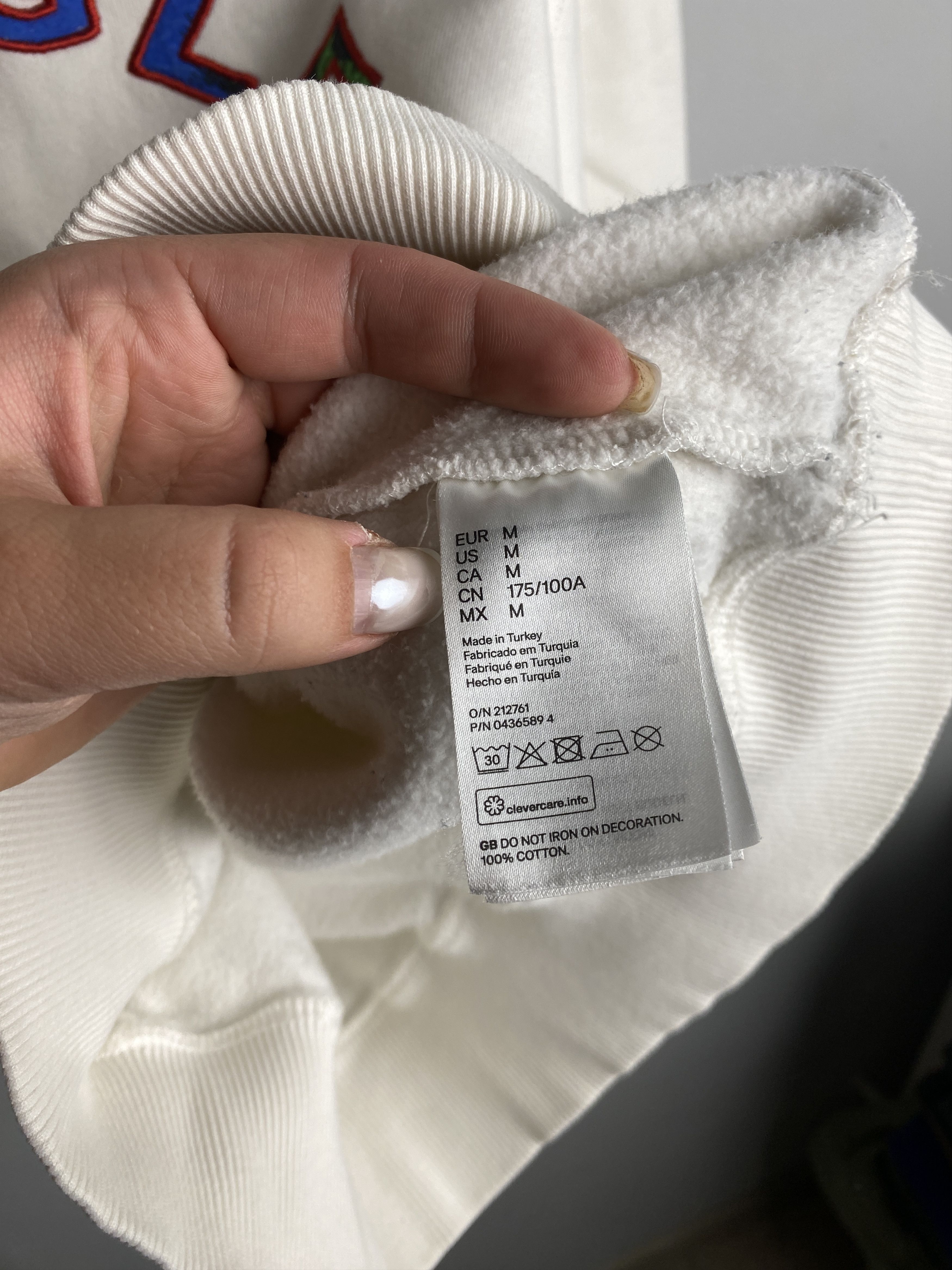 Kenzo Kenzo x H&M big logo embroidered sweatshirt Size US M / EU 48-50 / 2 - 4 Thumbnail