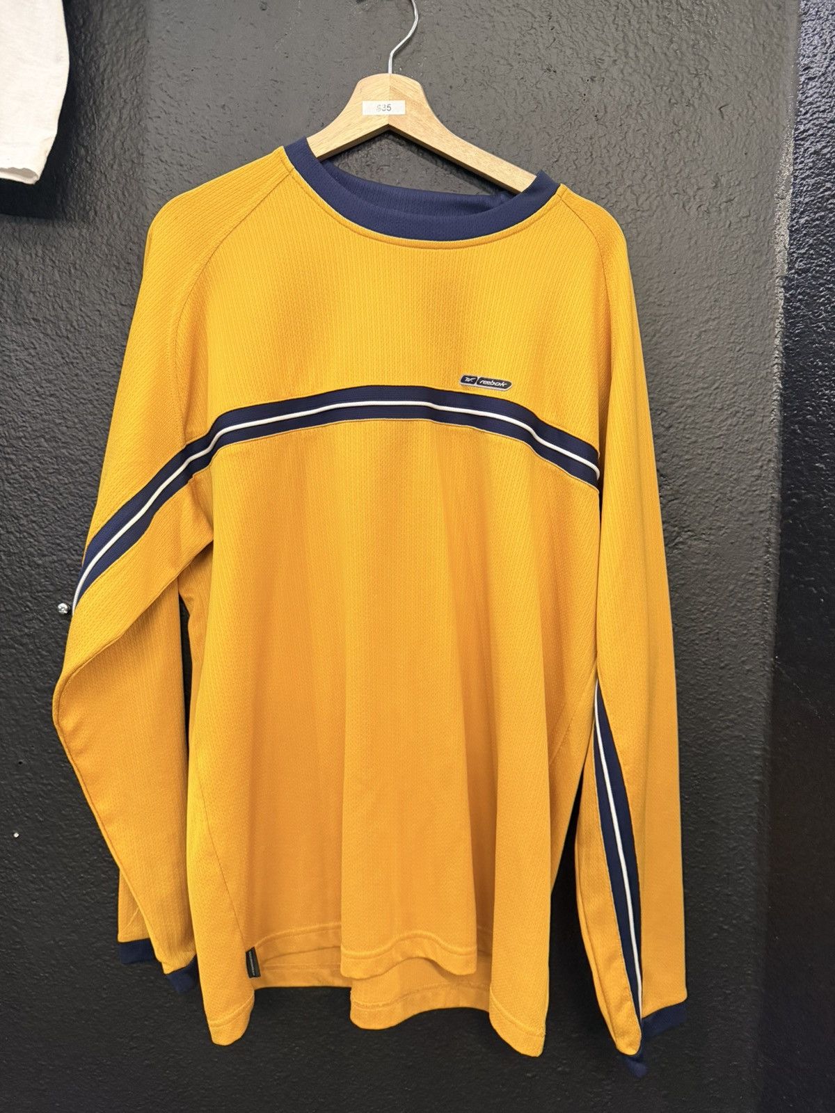 Reebok Vintage Reebok Striped Longsleeve Size US XL / EU 56 / 4 - 1 Thumbnail