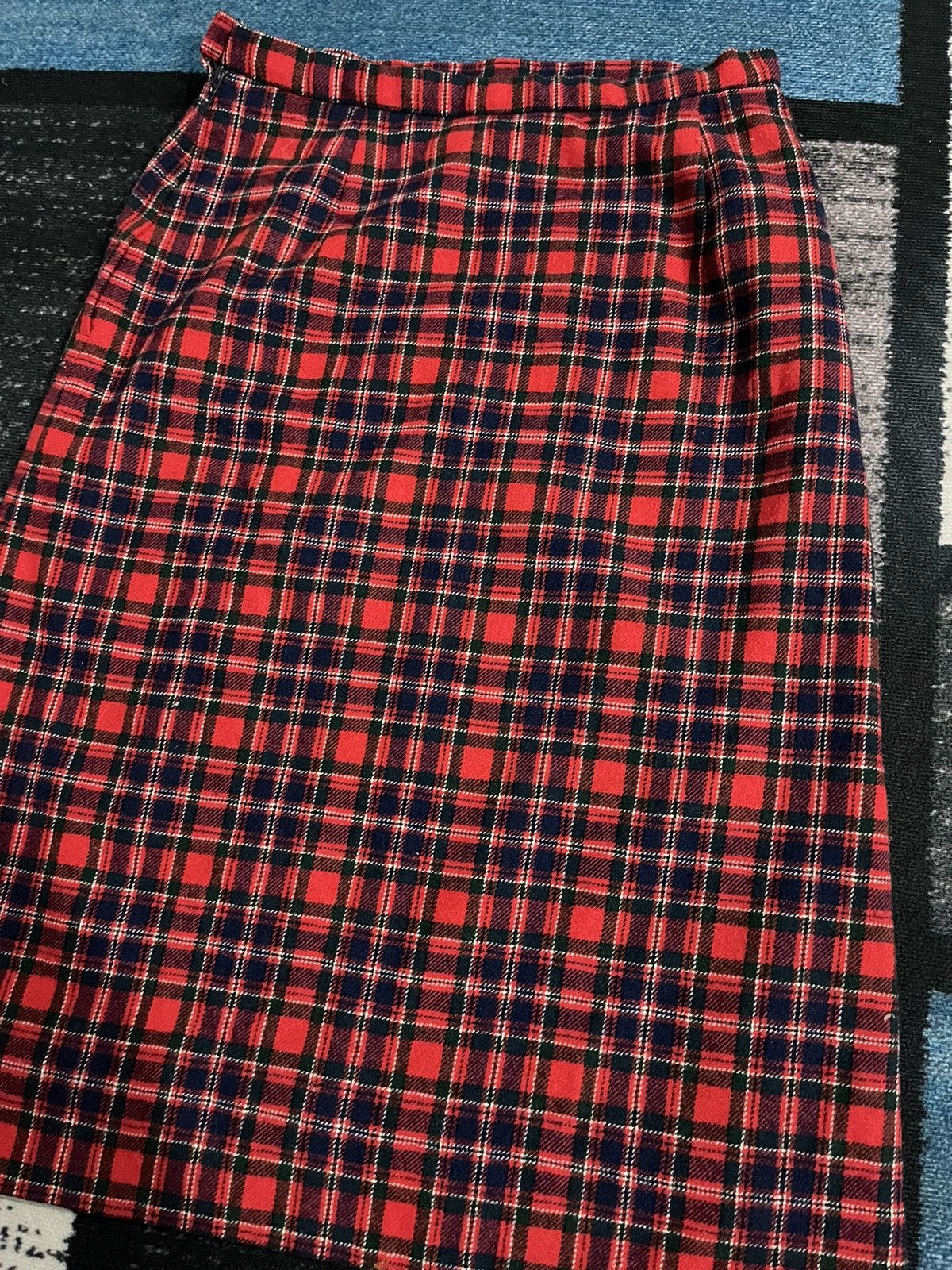 Pendleton × Vintage Vintage Pendleton Wool Plaid Skirt Made Usa Size 28" / US 6 / IT 42 - 4 Thumbnail