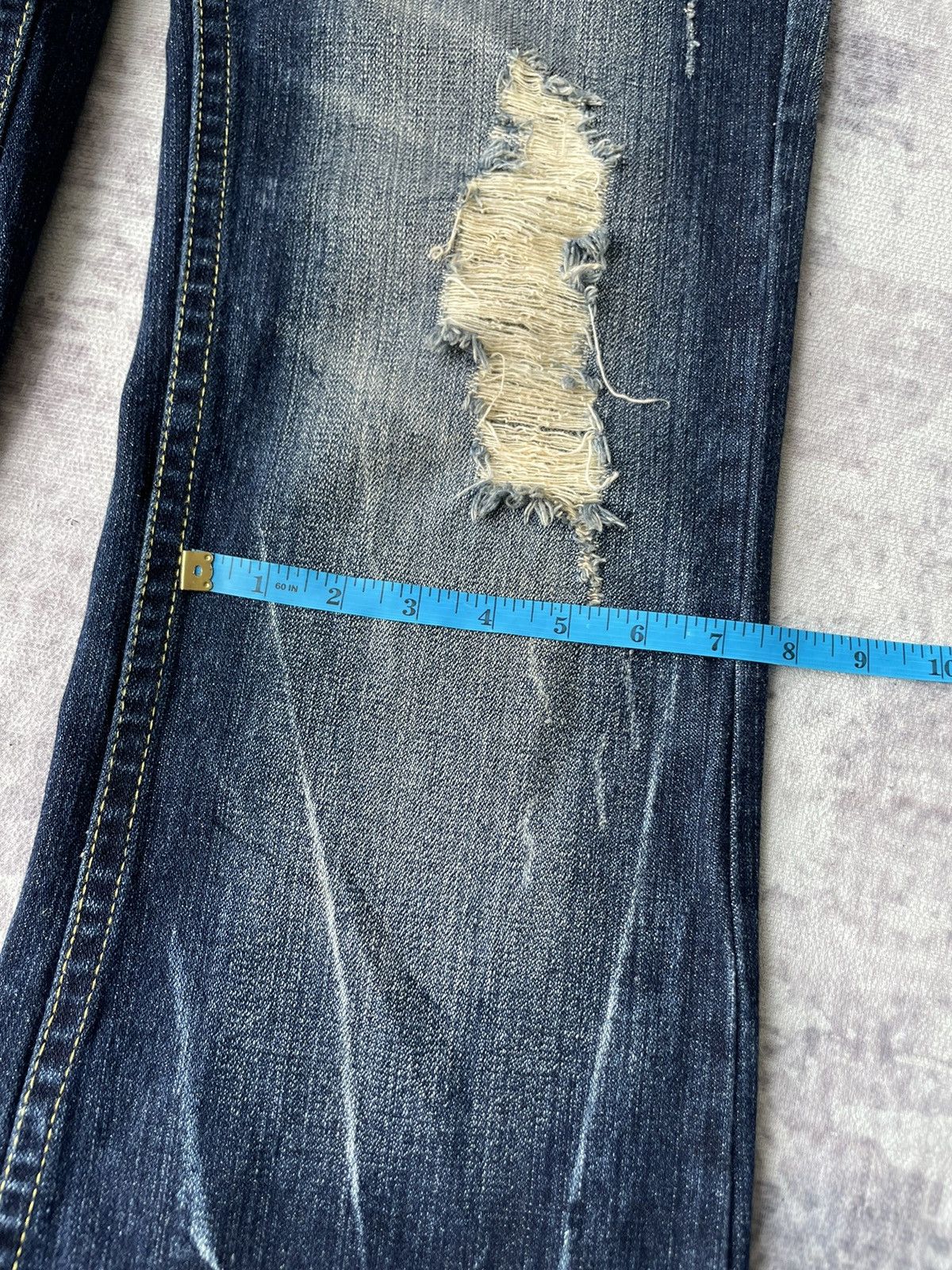 If Six Was Nine Ghost of Harlem Flared Jeans Size US 28 / EU 44 - 18 Thumbnail