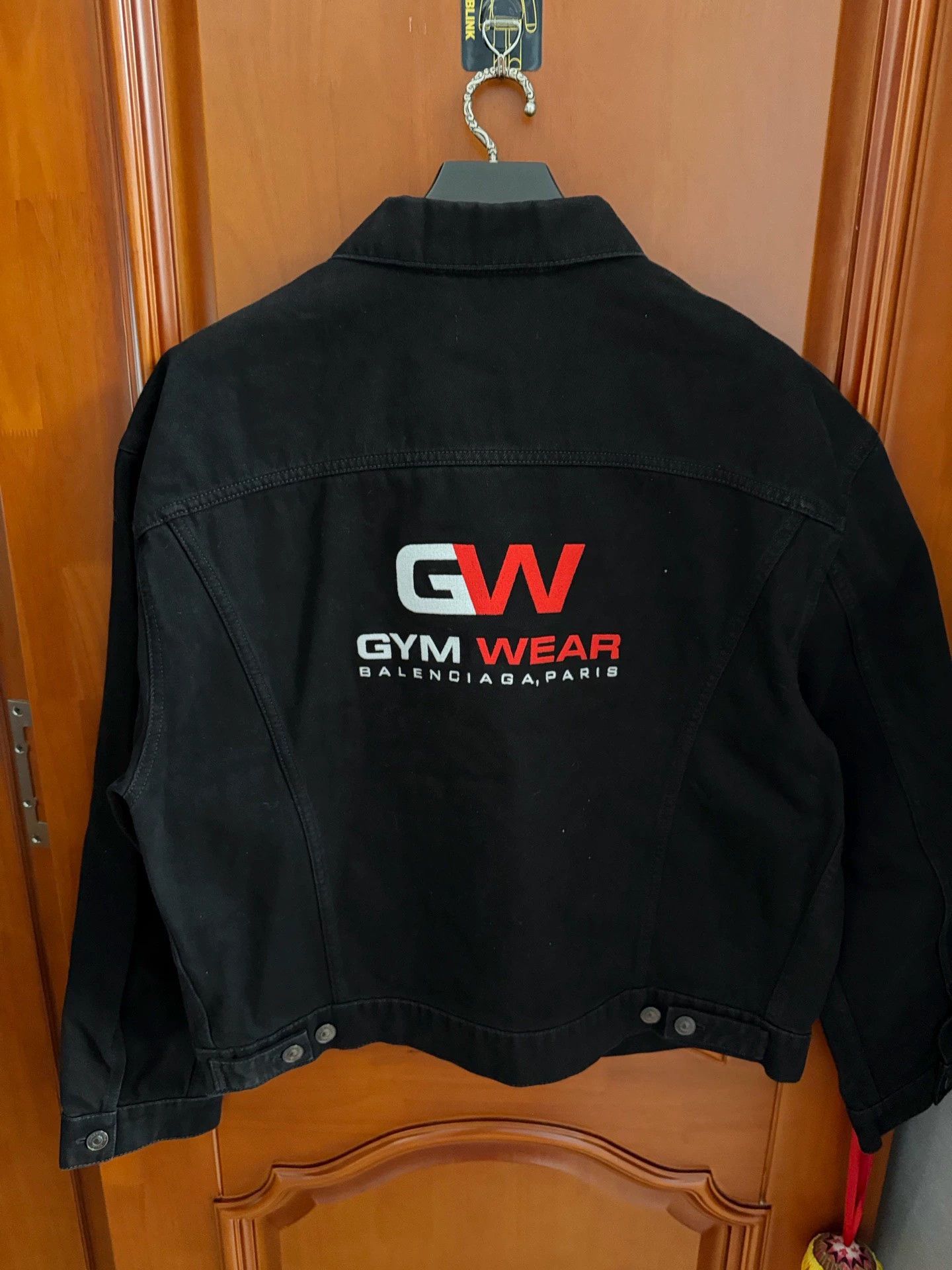 Balenciaga Balenciaga GW Embroidered Denim Jacket Size US M / EU 48-50 / 2 - 2 Thumbnail