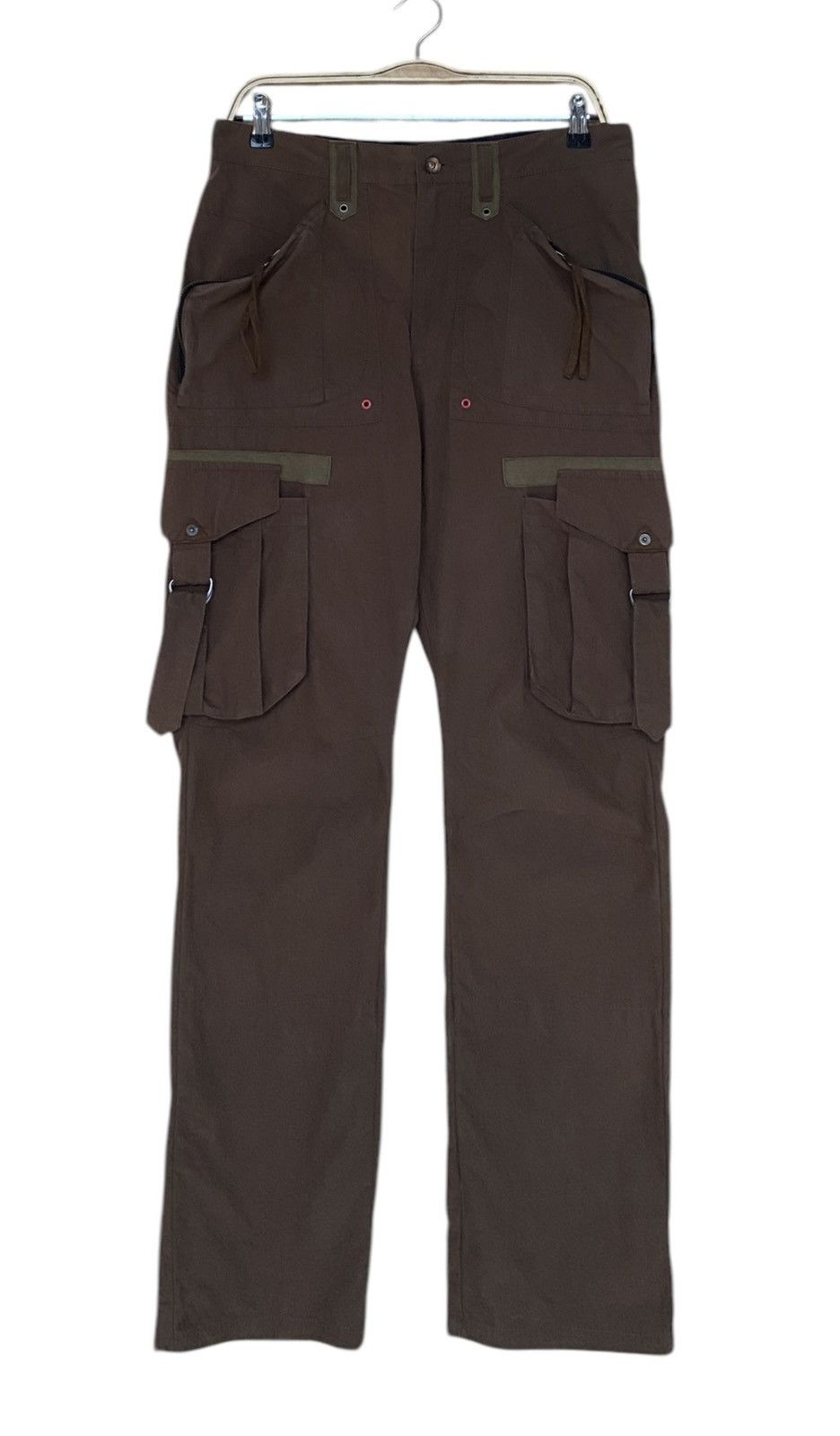 パンツ vintage ppfm pocket design cargo pants W32x30 Vintage PPFM Multi Pocket Zipper Hem Checkered Cargo